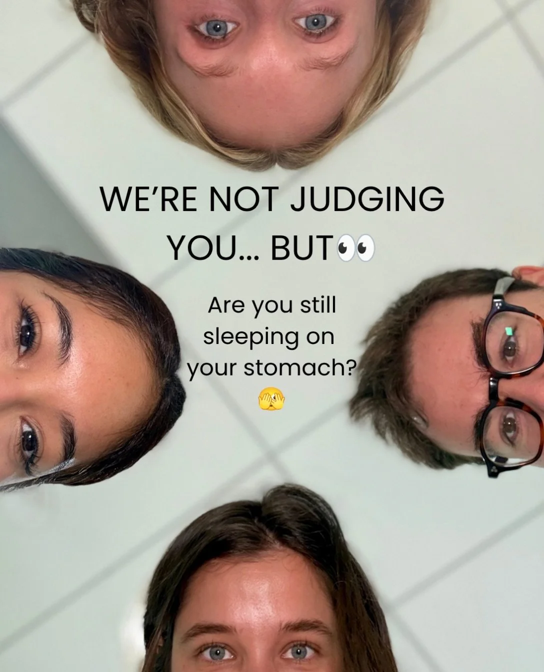 A loving reminder from your PSI team: NO STOMACH SLEEPING🚫🛌

Here&rsquo;s why👇

Sleeping on your stomach keeps your neck rotated for HOURS, potentially straining your cervical spine and putting extra stress on your lower back.

And when you&rsquo;