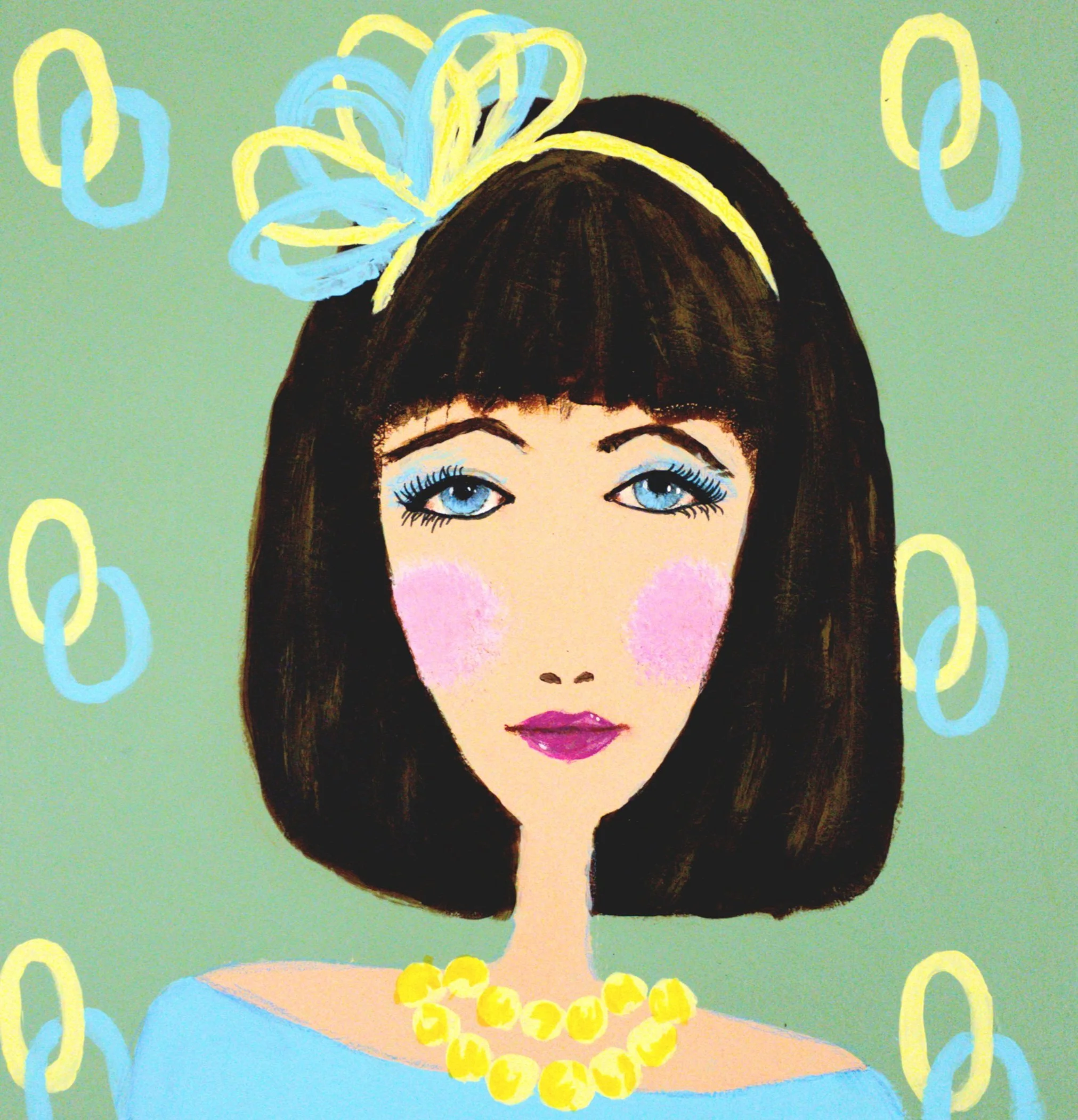 Quadrodonna sfondo verde.jpg