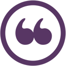 Angie Clark Consulting | Human + Resources. Purple background with little white cloud illustrations scattered across