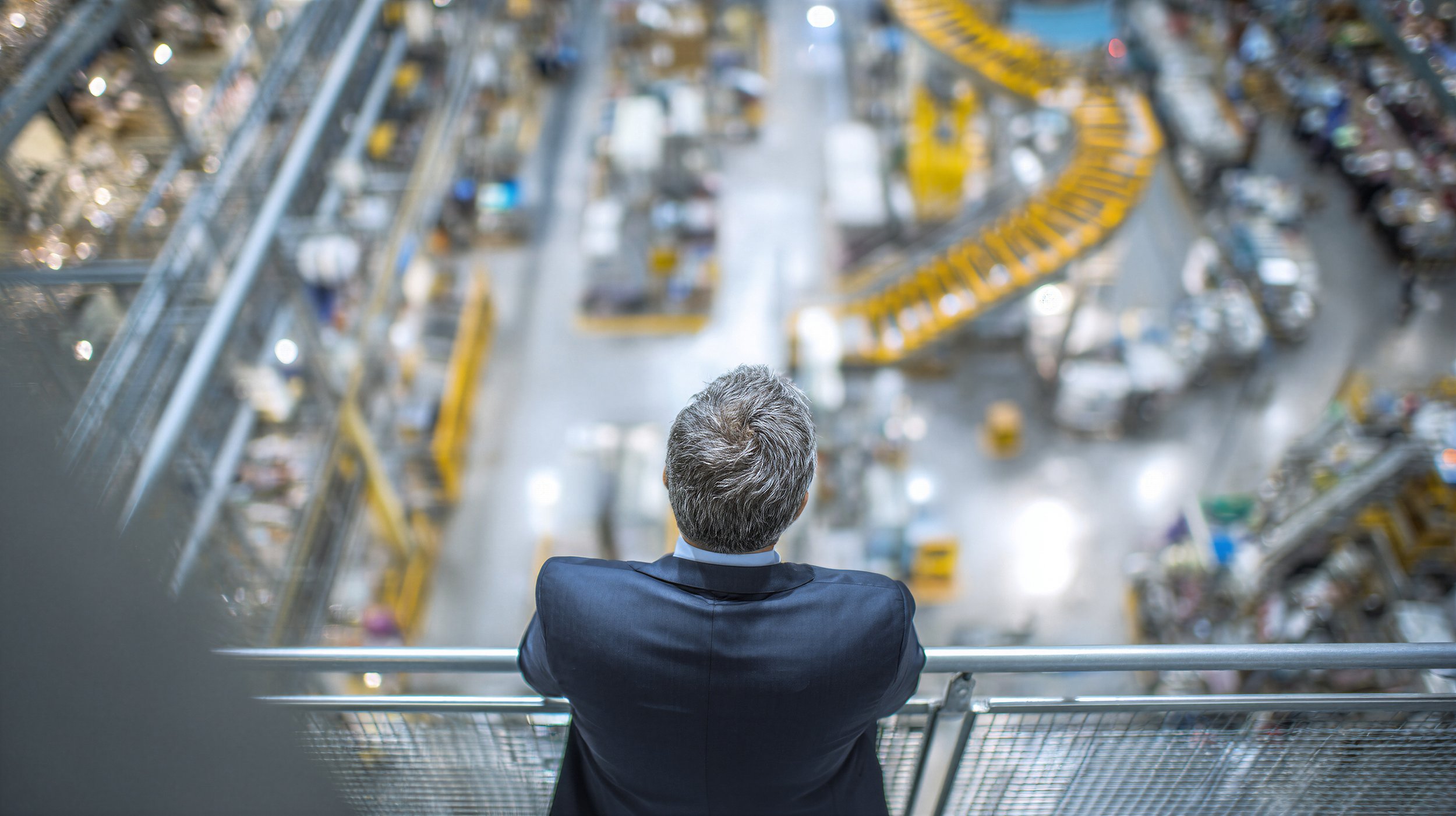 Supervisor over factory floor