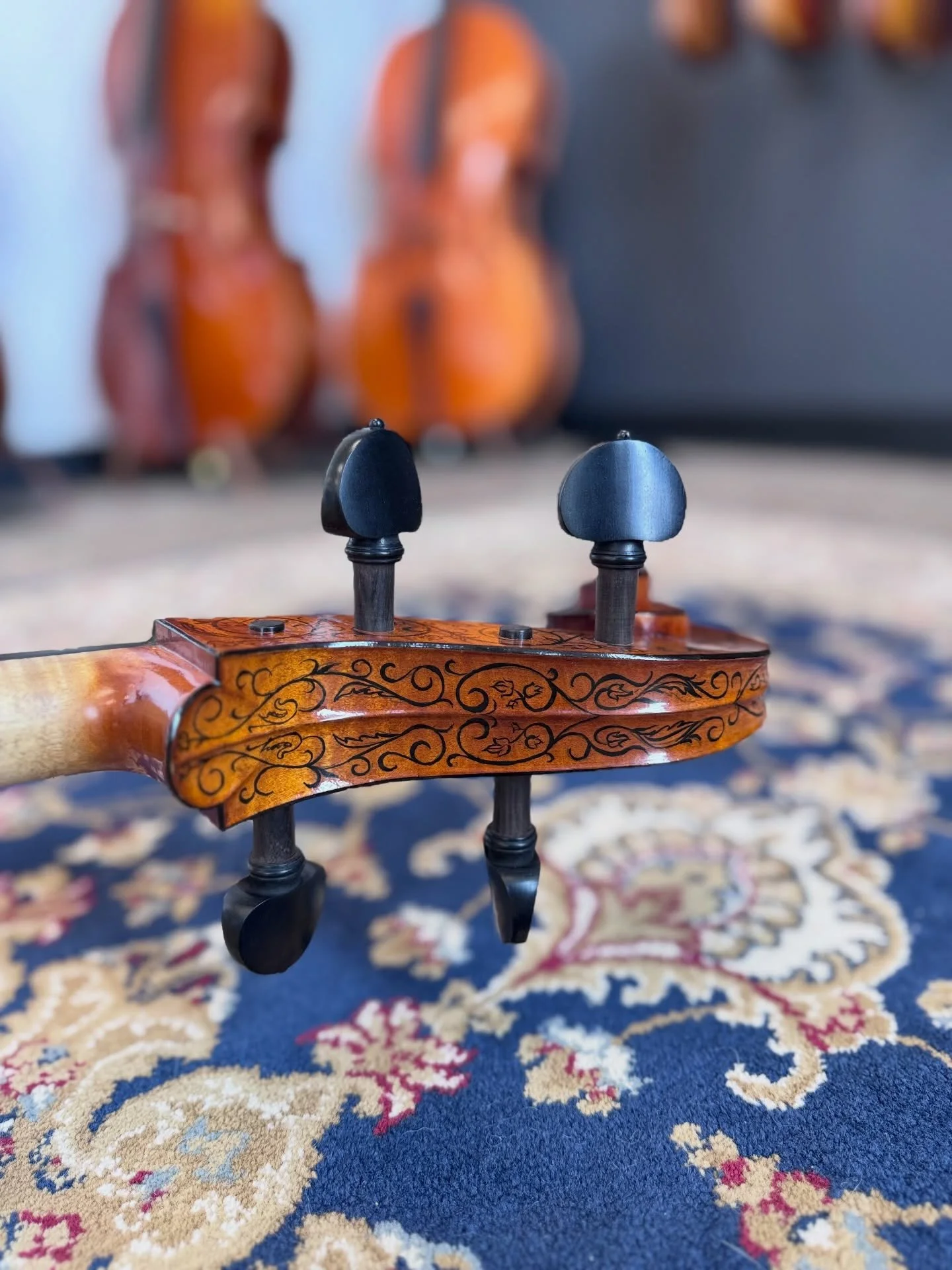 Some instruments can stop you in your tracks, and that&rsquo;s exactly what happens when you see this Strad B form cello by @tori.mcfiddle 🤩

The pastoral scenes have me thinking of harmony, balance, and clarity, which is no accident: Tori has defin