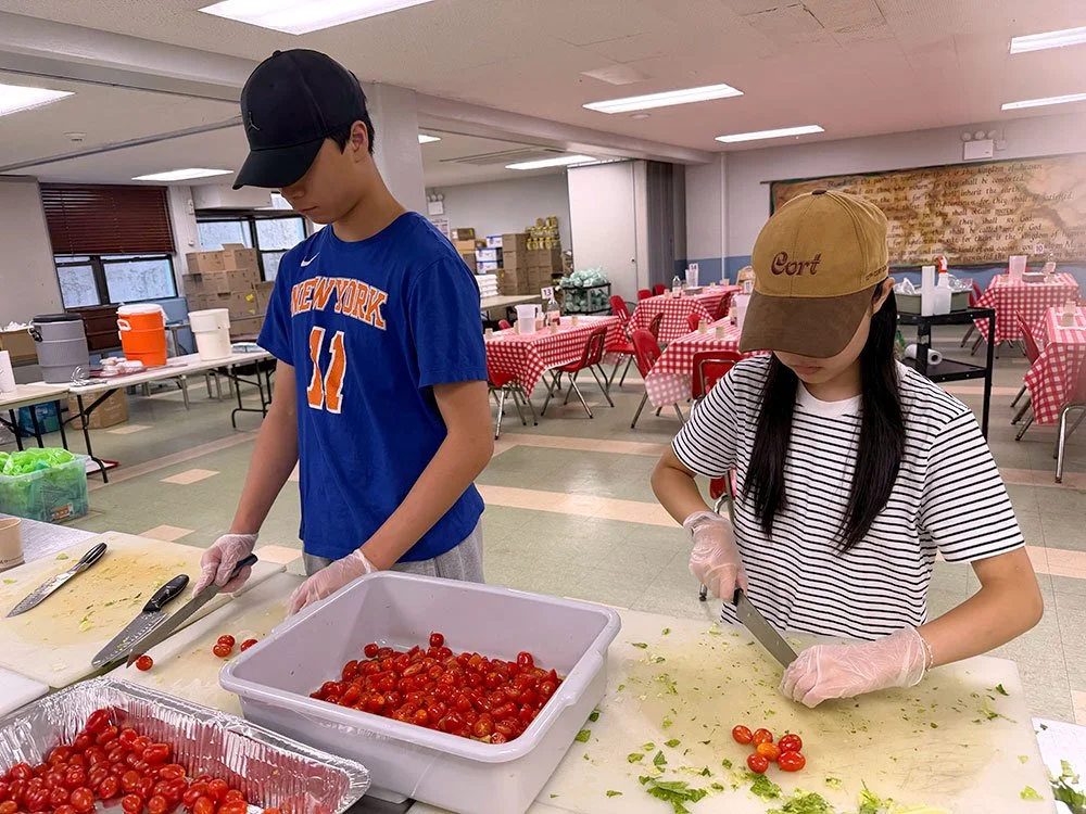 Meatloaf Kitchen Cutting Vegetables