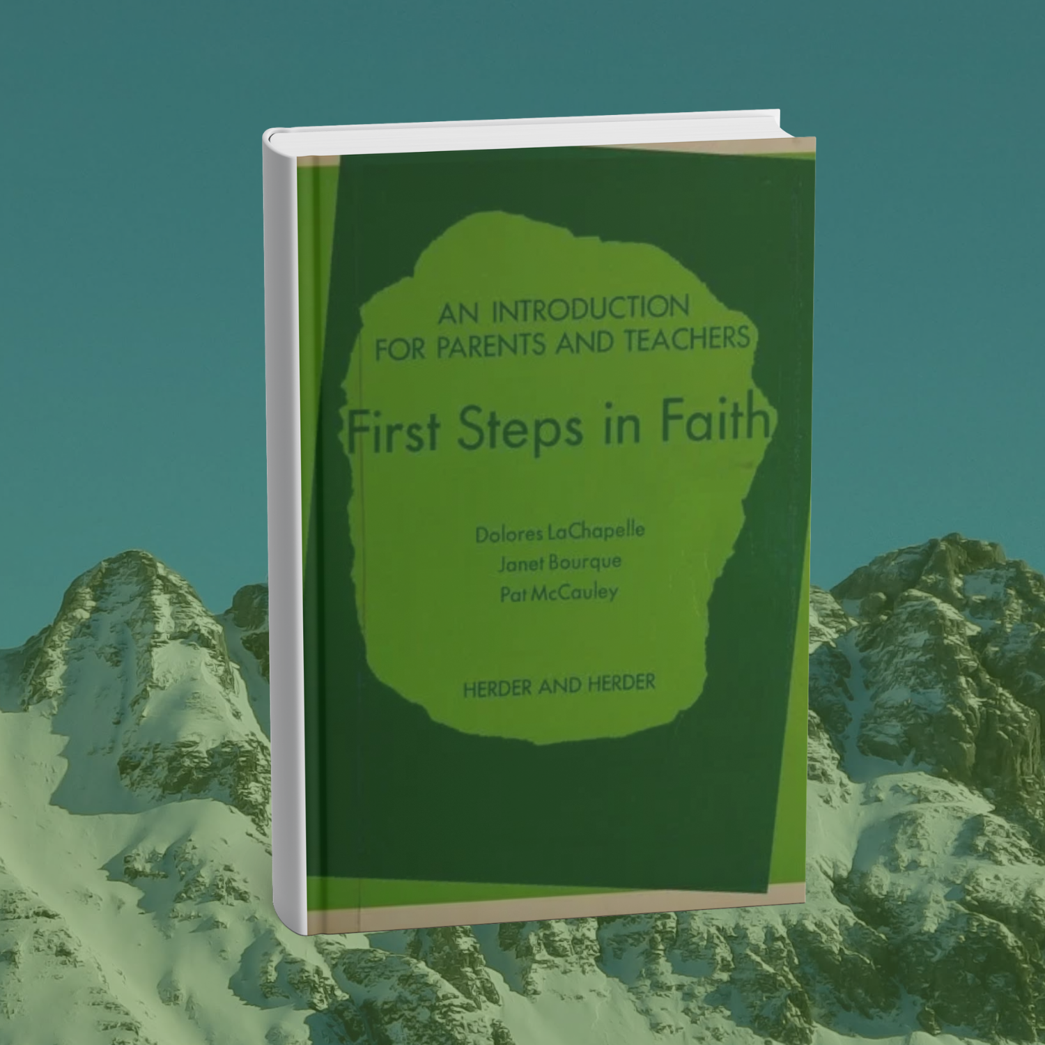 This cover has a basic, two-toned green design with sans serif font
