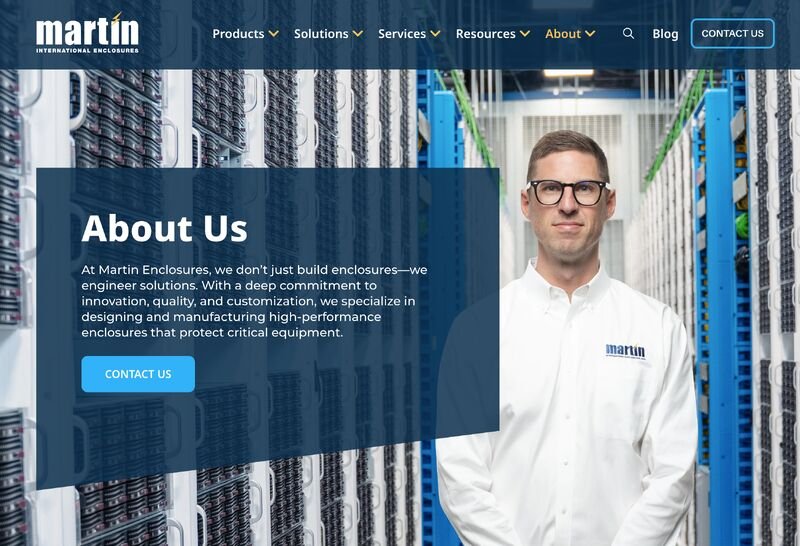 New Website Launches for Martin Enclosures 