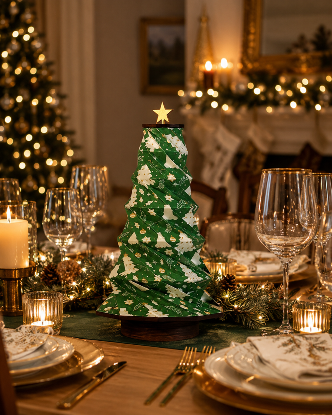green xmas treee dining table.png