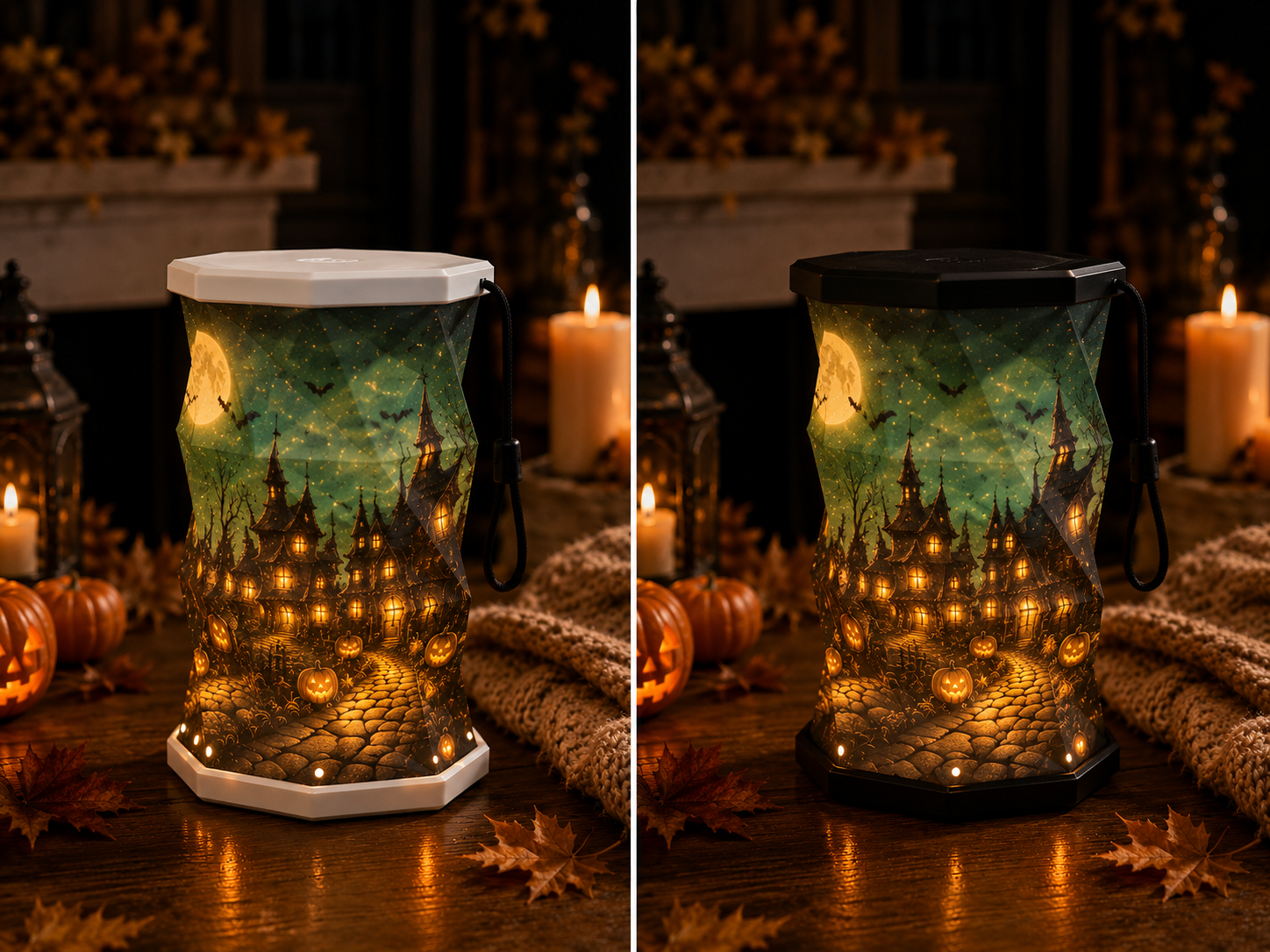 Pumpkin Village Folding Light