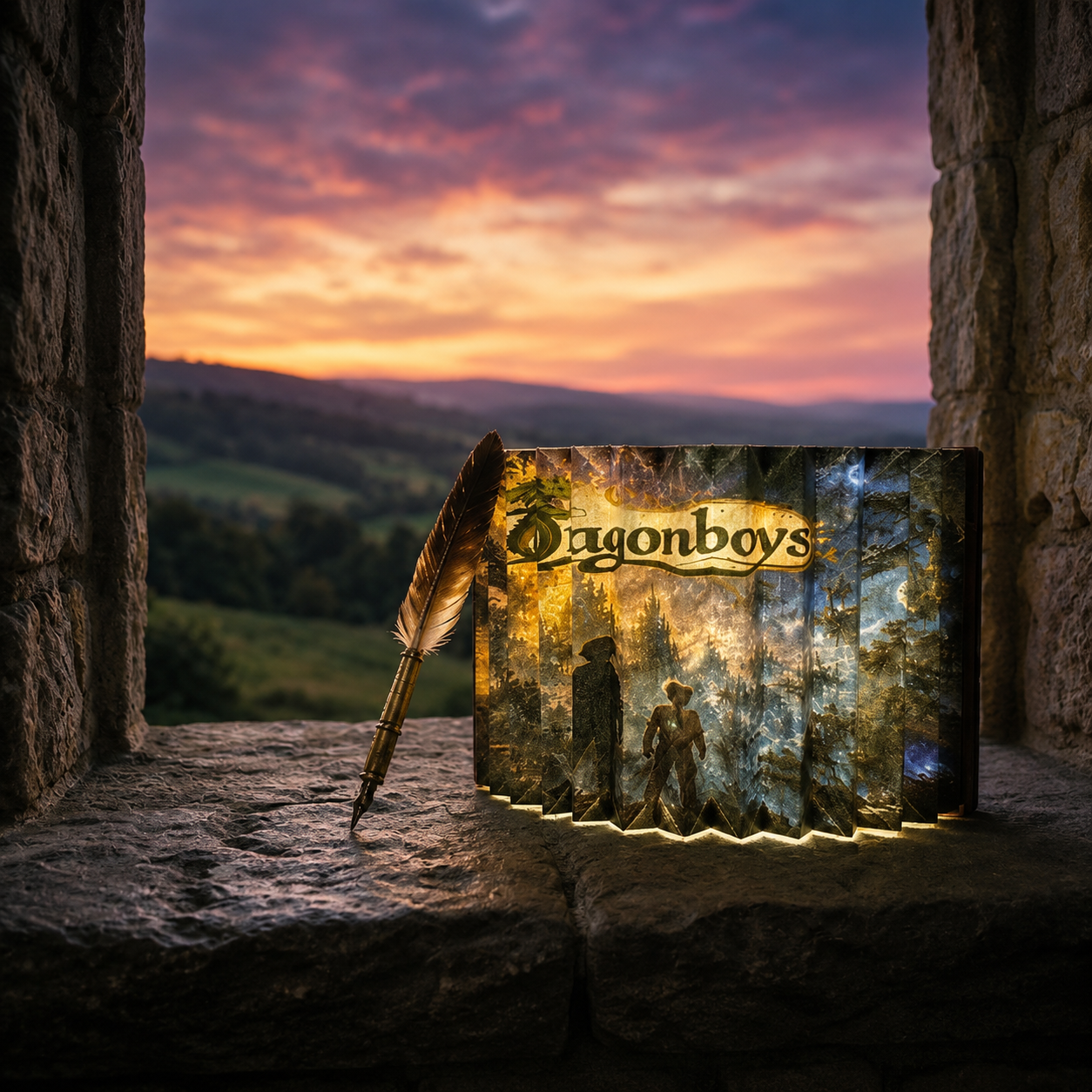 Handcrafted bespoke folding lamp designed exclusively for brands, museums, hotels and cultural destinations etc