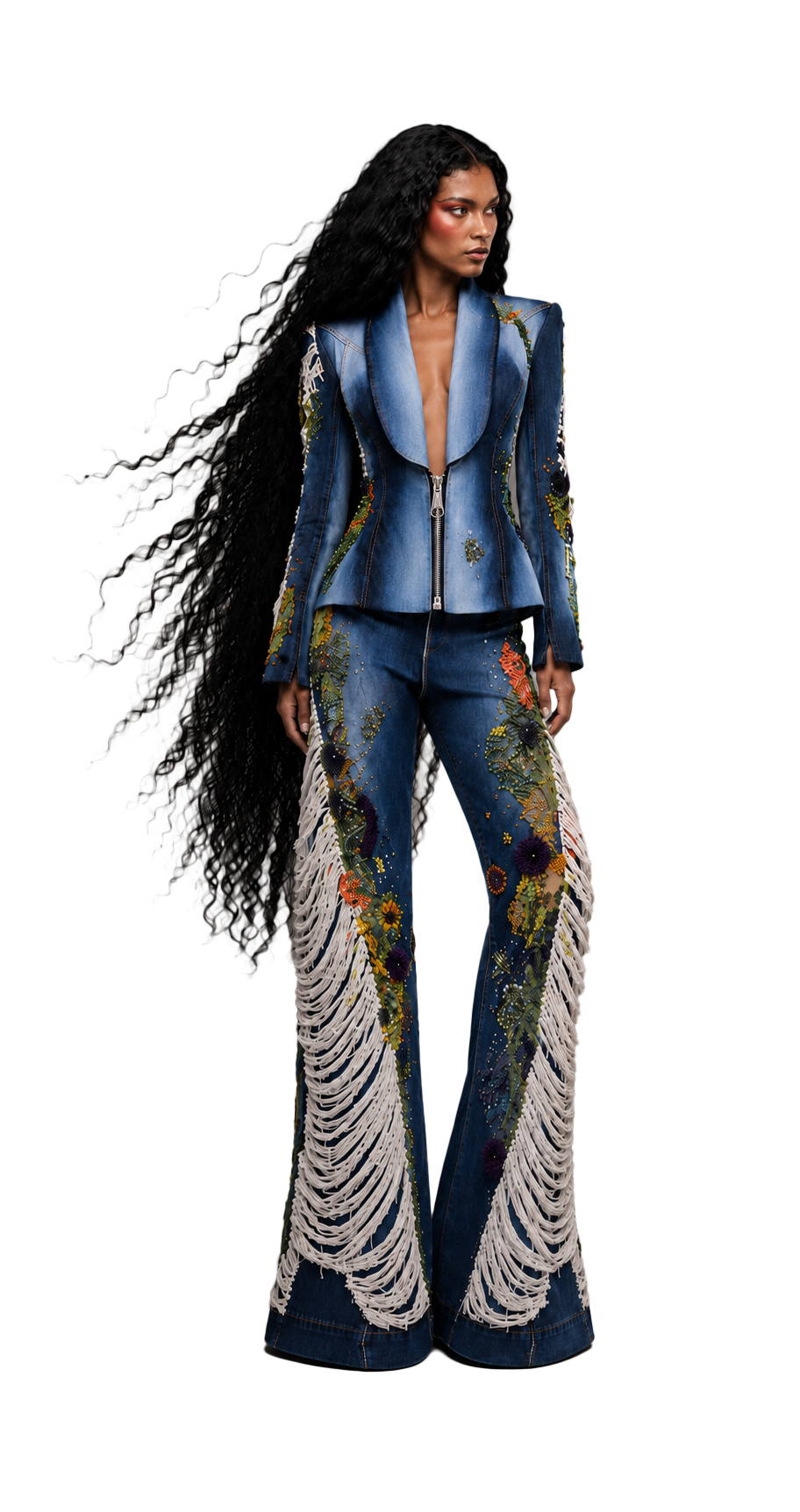 Category 5 Blue Painted Suit