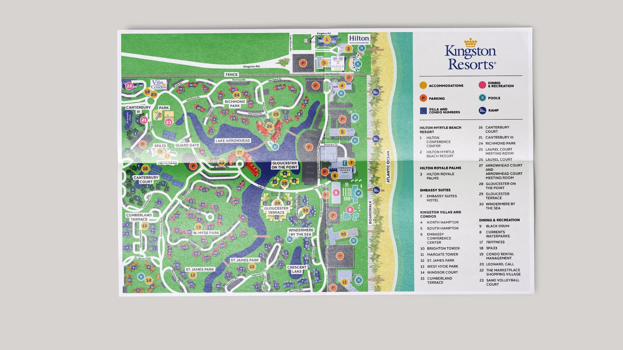 Kingston Resorts Maps &amp; Marketing Materials