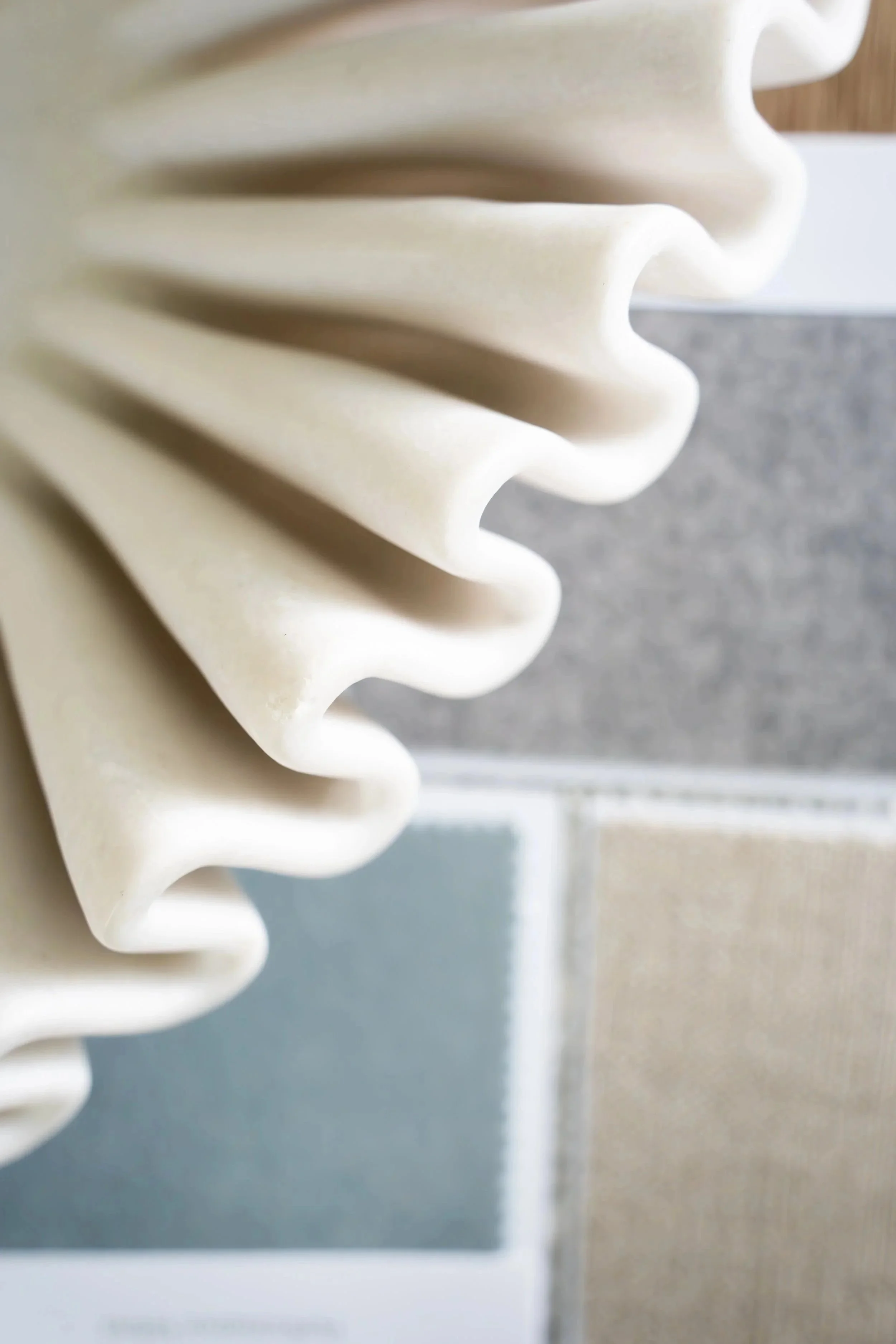 Curated interior design fabric and material swatches — LR Studio design services, West Hartford CT