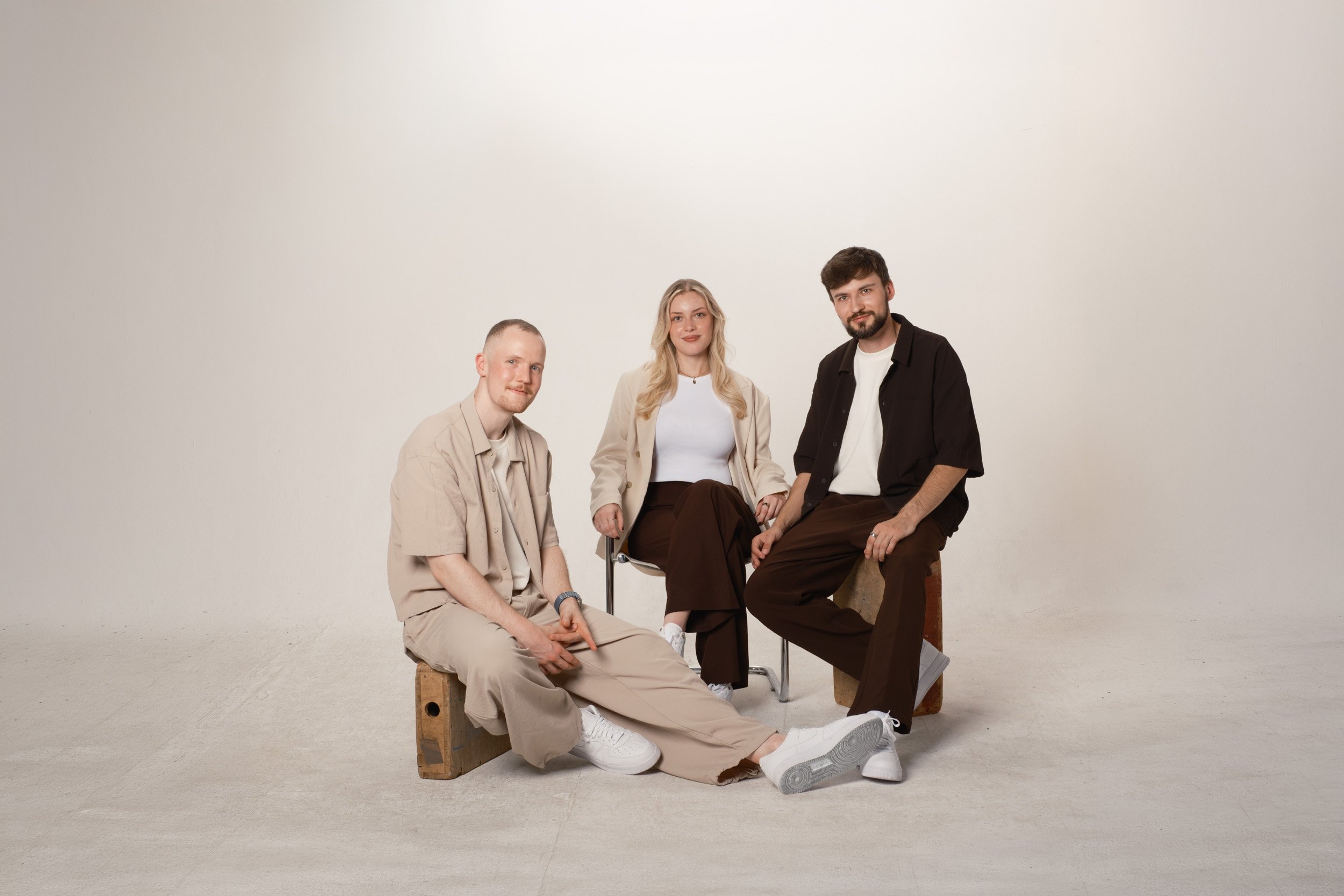 David, Zoe und Florian von Pengoo Weddings, Foto- und Filmteam aus Wien