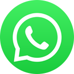 Green circle with white WhatsApp logo in the center