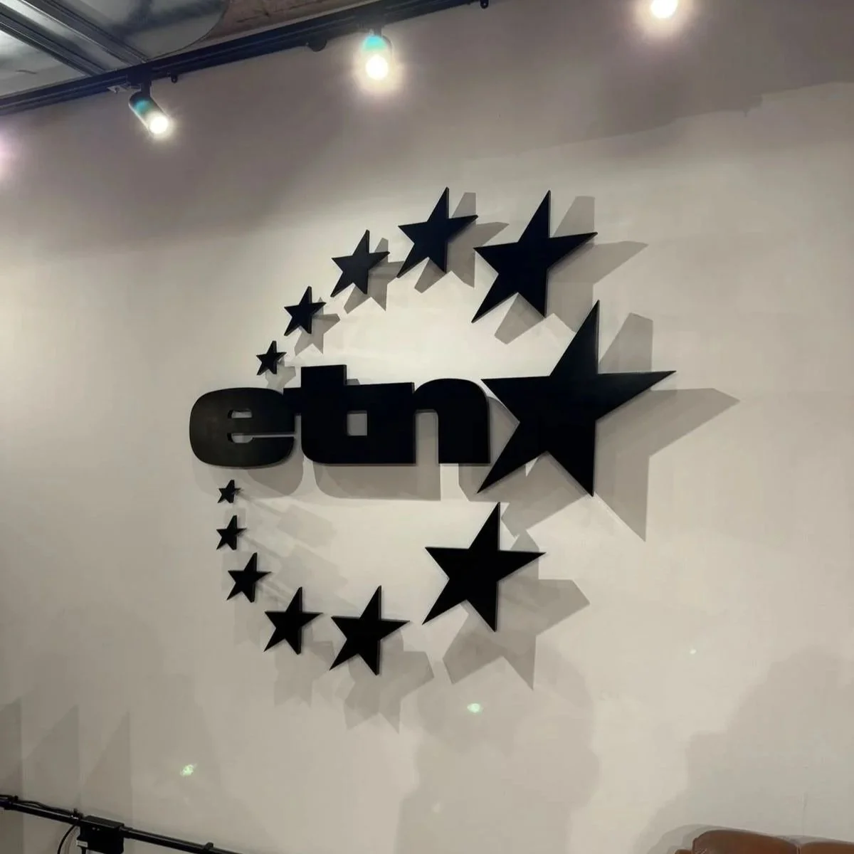 ETN | Studio 3D logo wall