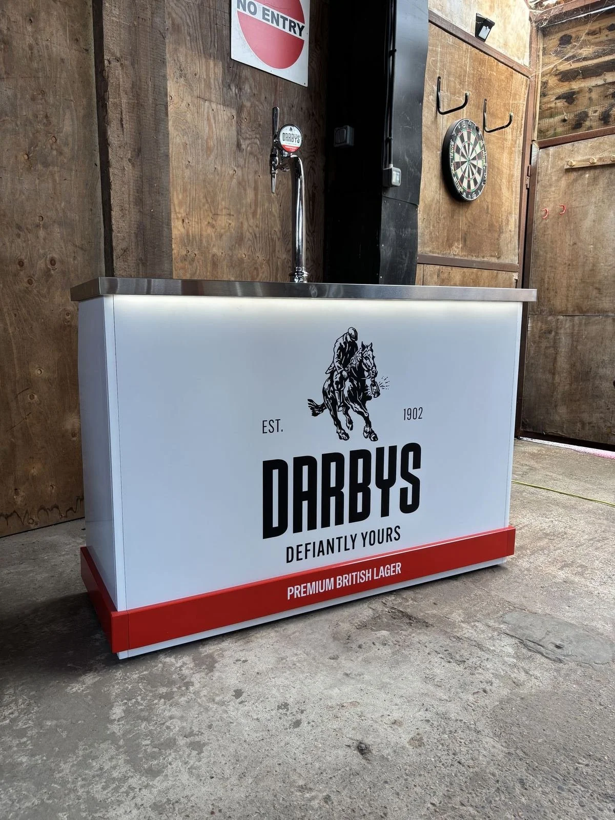 Darbys | Branded portable bar