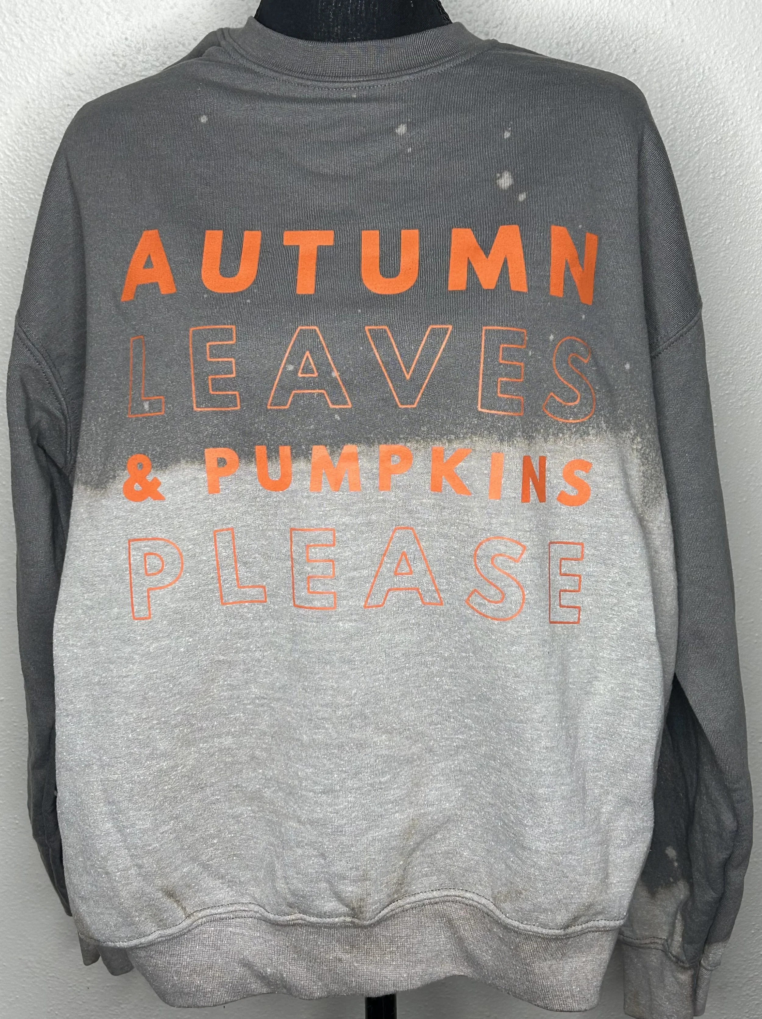 Cozy Autumn Sweatshirt - 'Leaves & Pumpkins' Edition