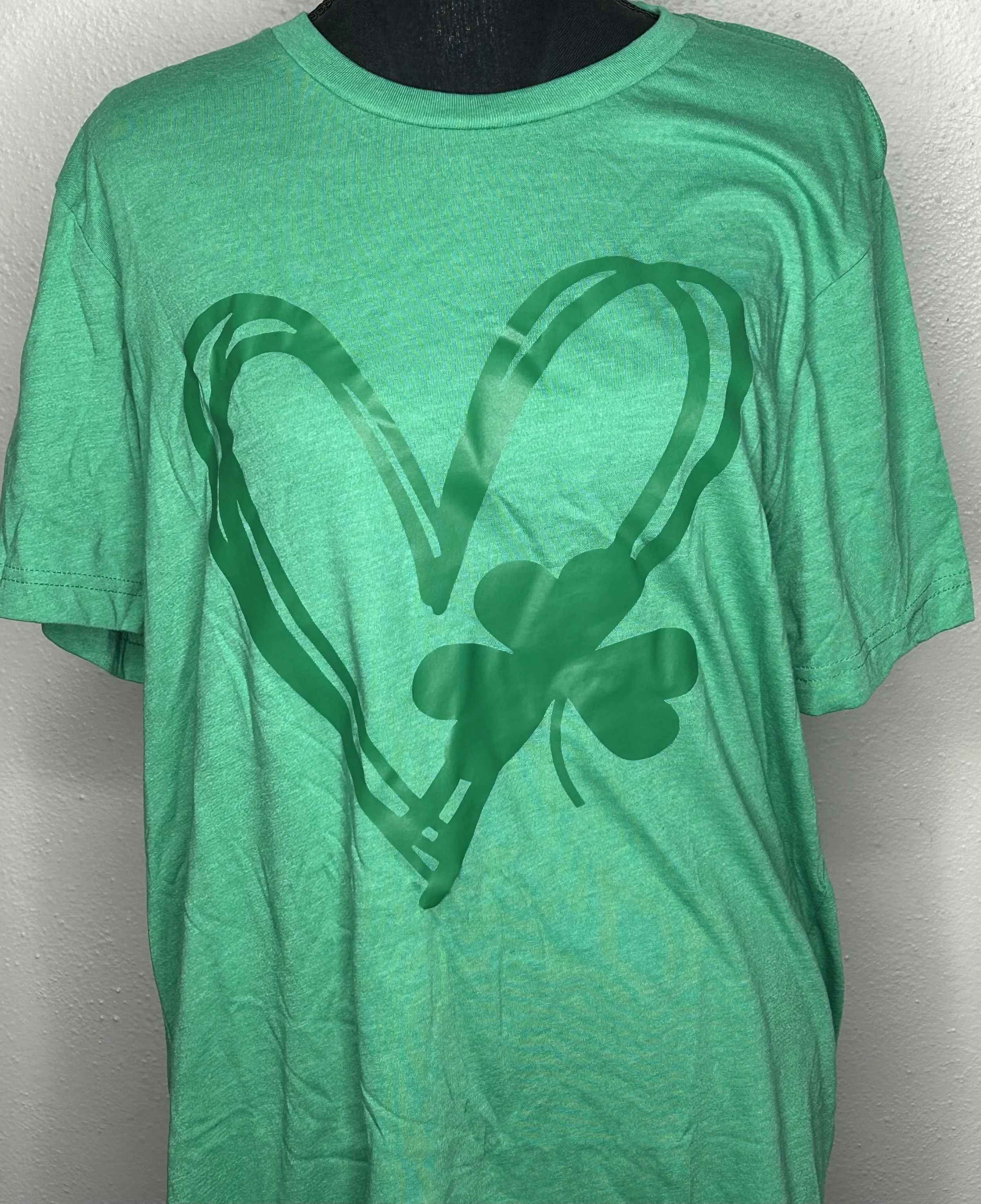 Lucky Charm Shamrock Heart T-Shirt