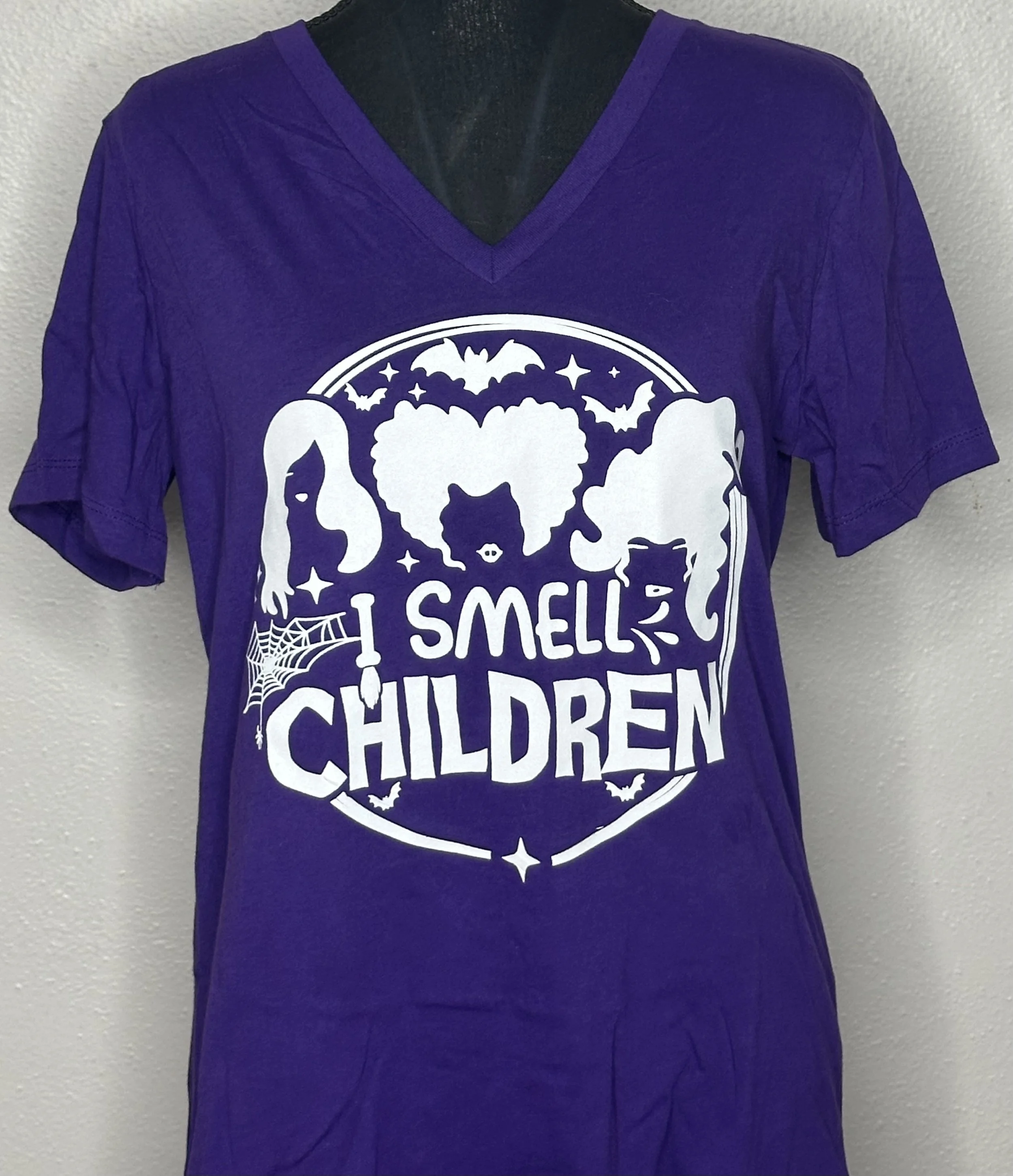 'I Smell Children' Halloween V-Neck