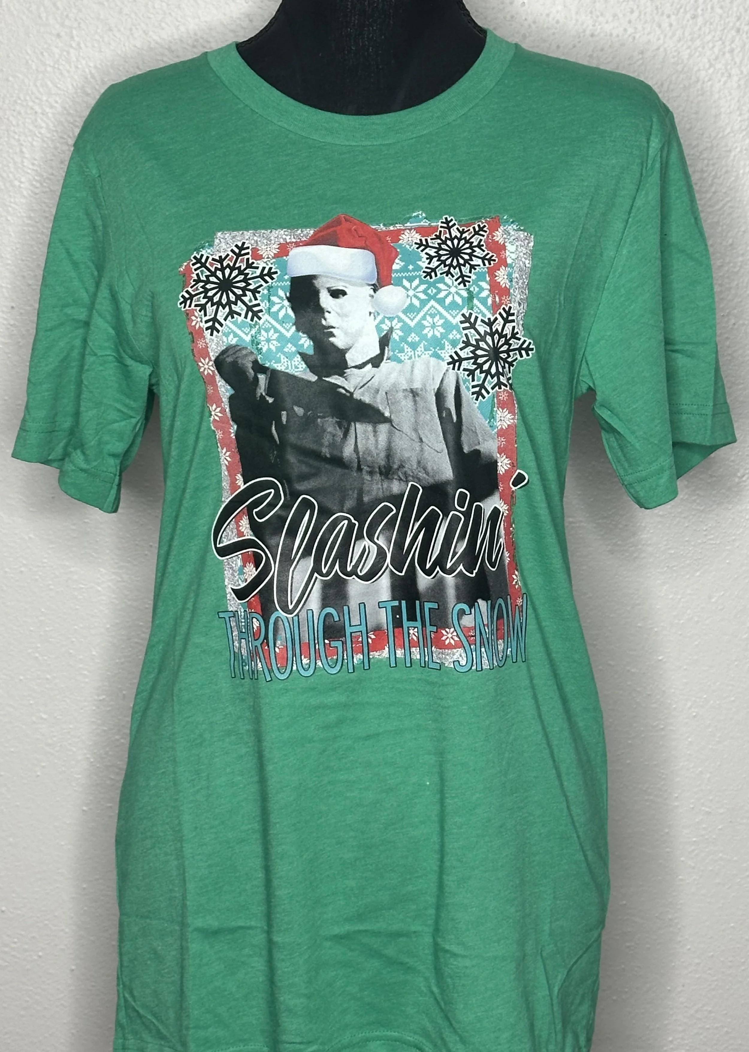 'Slashin' Through the Snow' Christmas T-shirt
