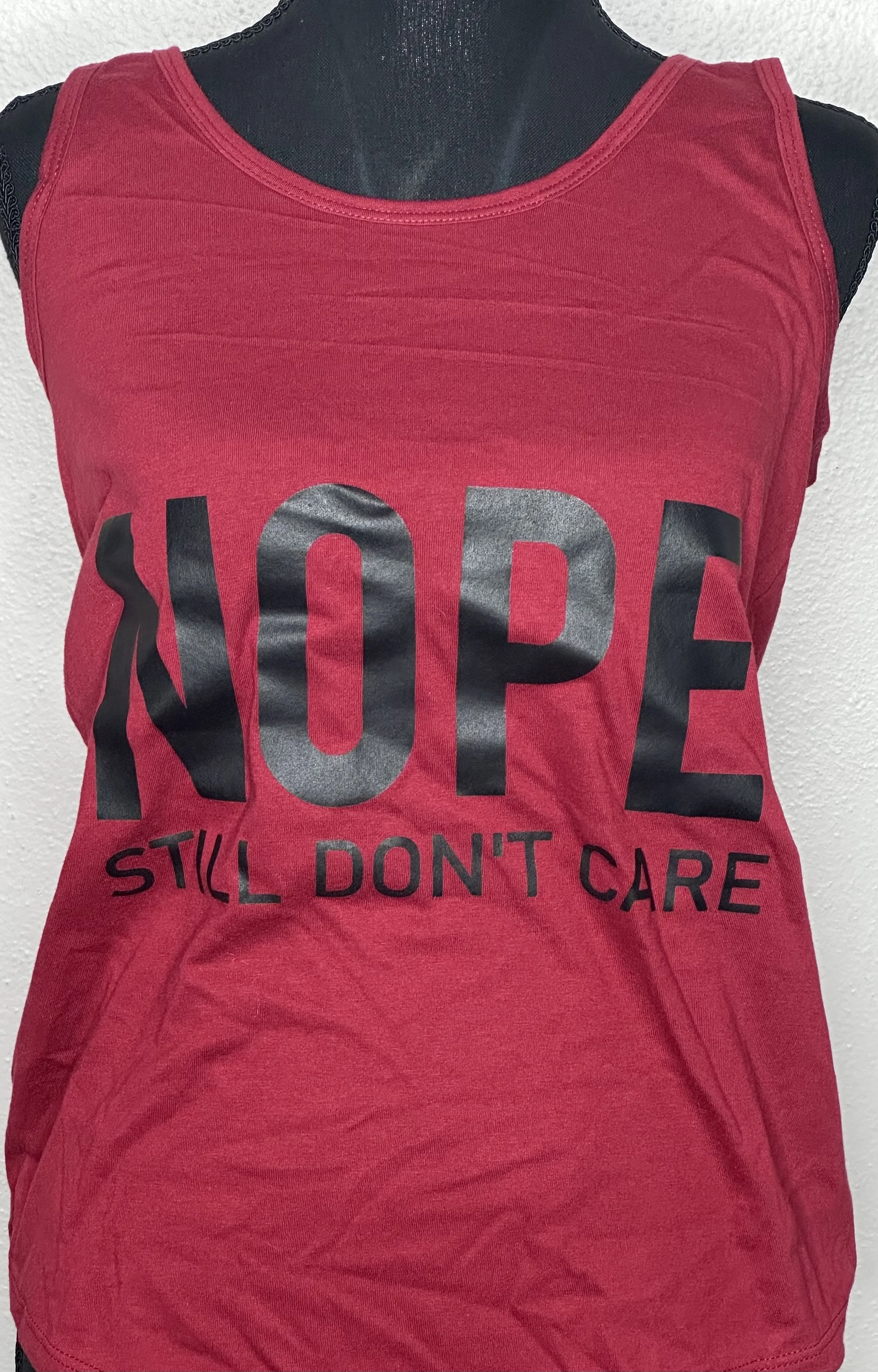 NOPE STILL DON'T CARE Tank Top