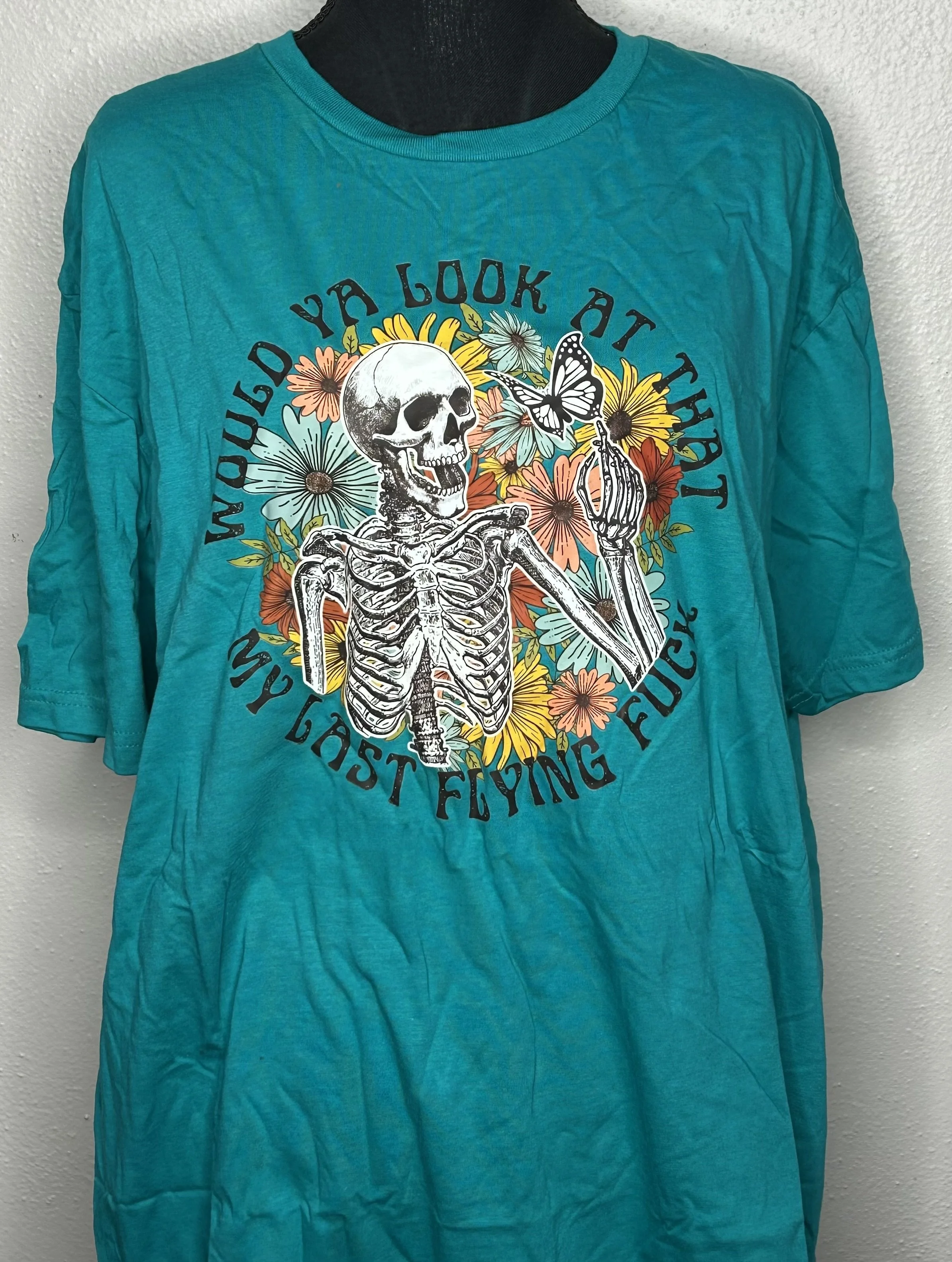 My last flying F***, Skeleton Graphic T-Shirt