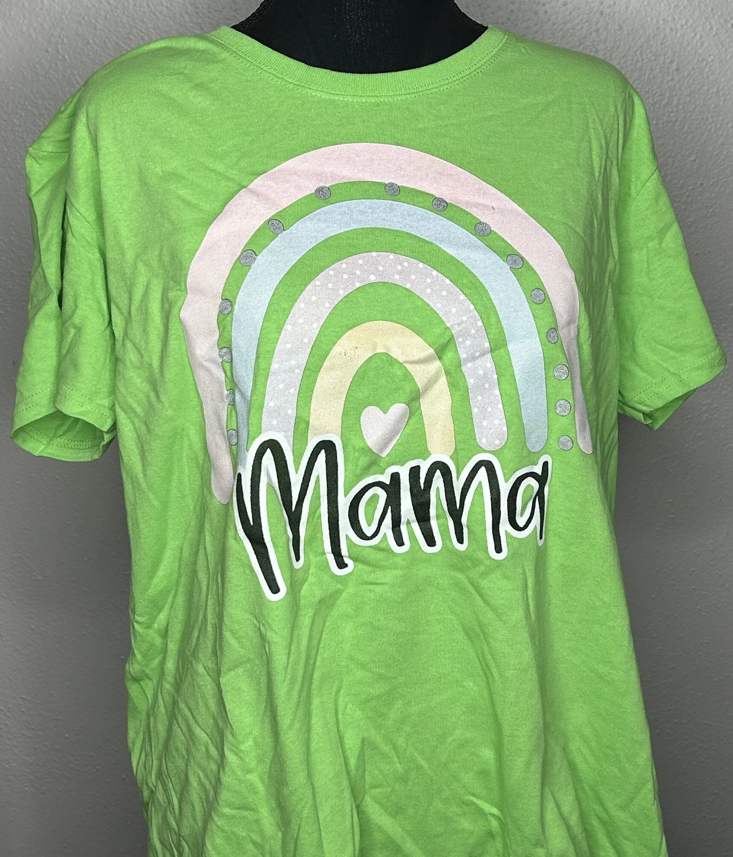 'Mama' Rainbow Graphic Tee