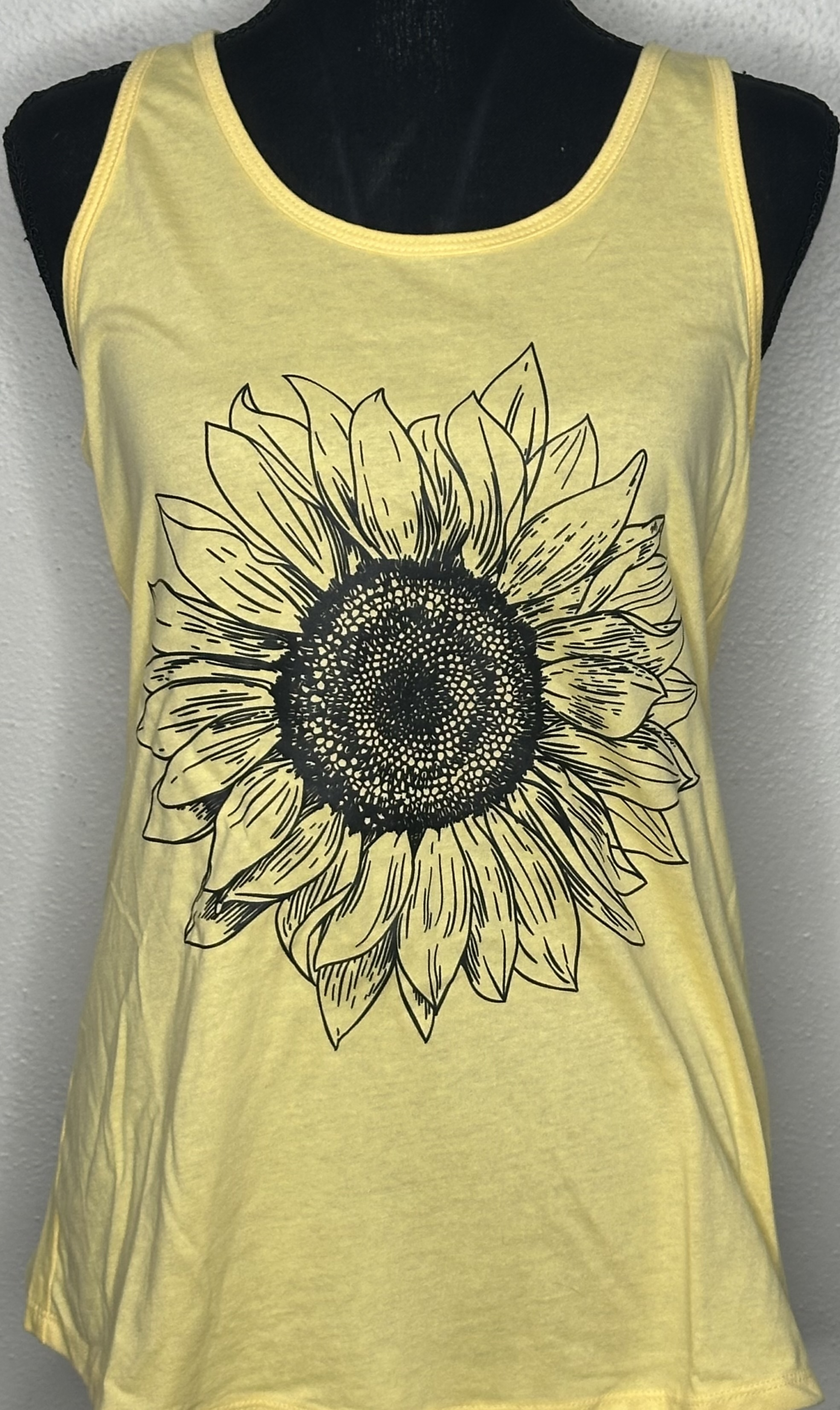 Yellow Sunflower Tank Top