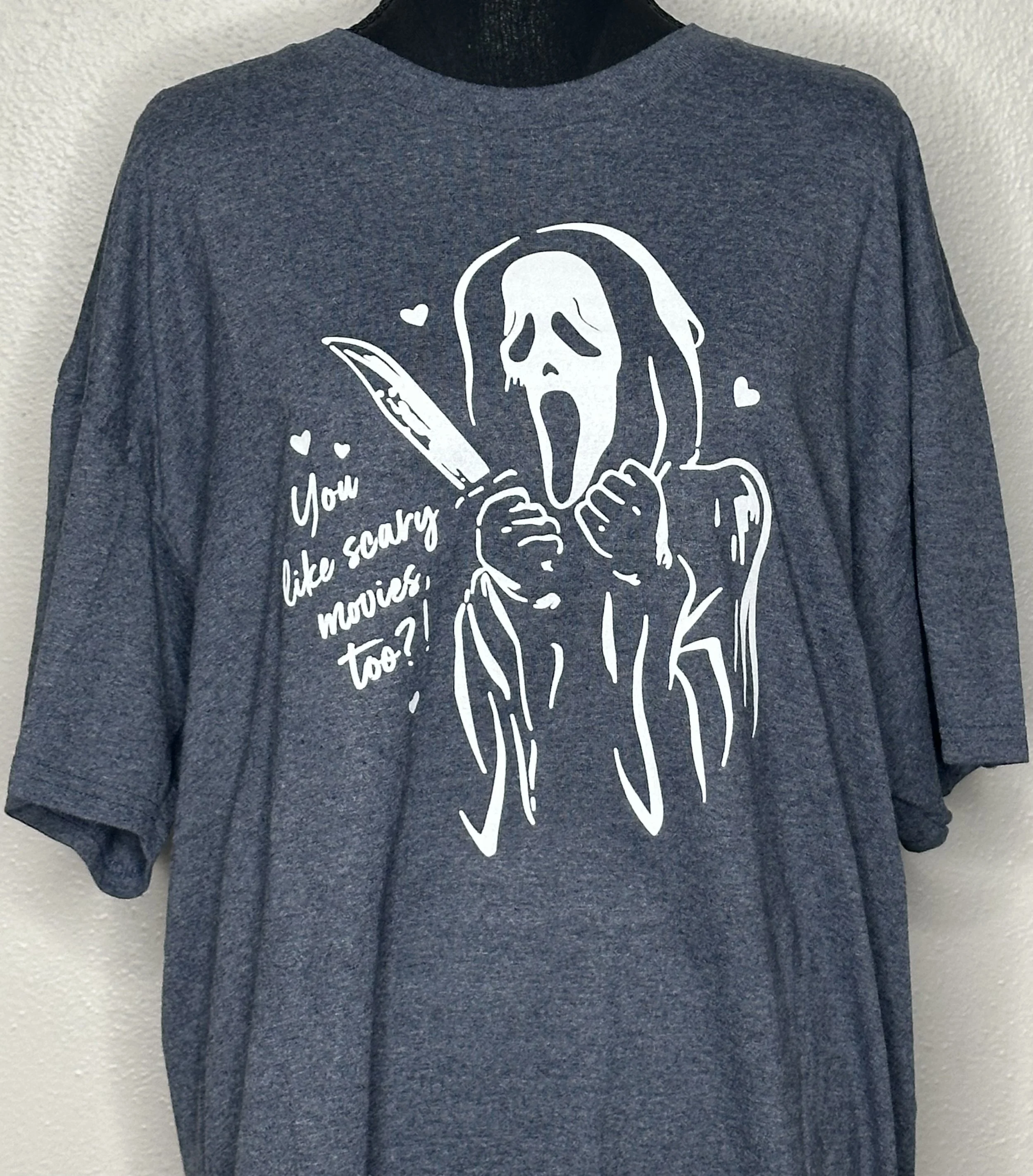 Ghostly Scary Movies Tee