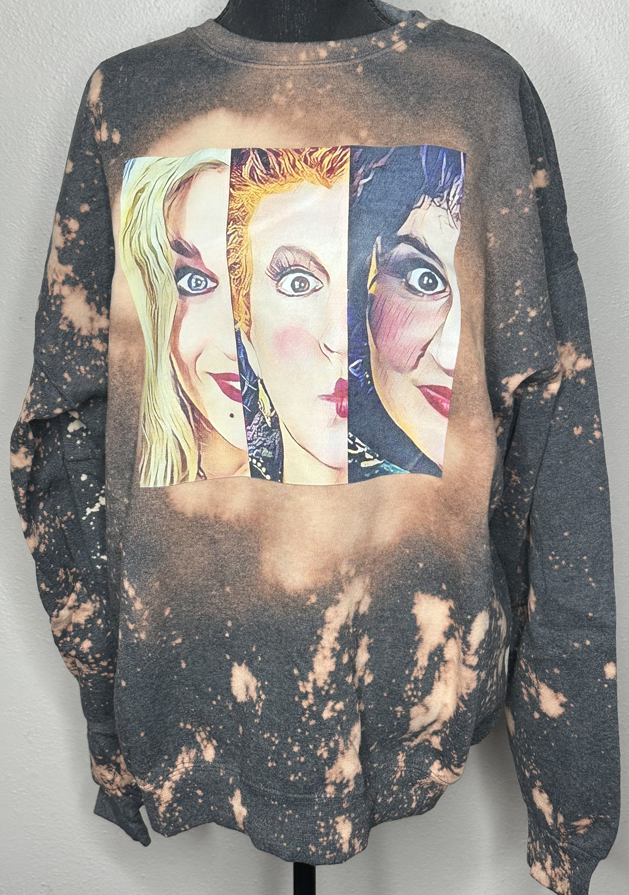 Sisters Bleach-Dyed Sweatshirt