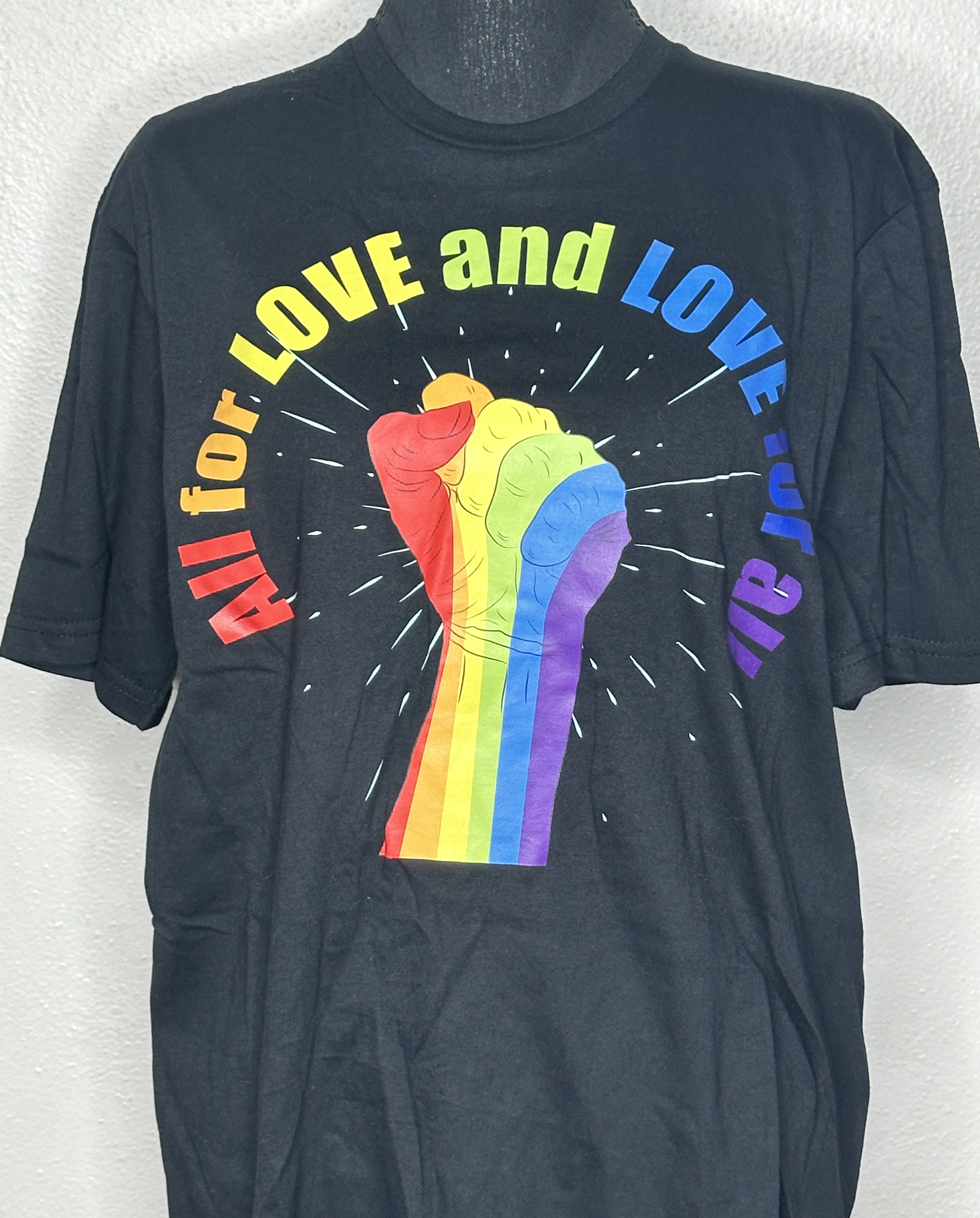 'All for Love' Rainbow T-Shirt