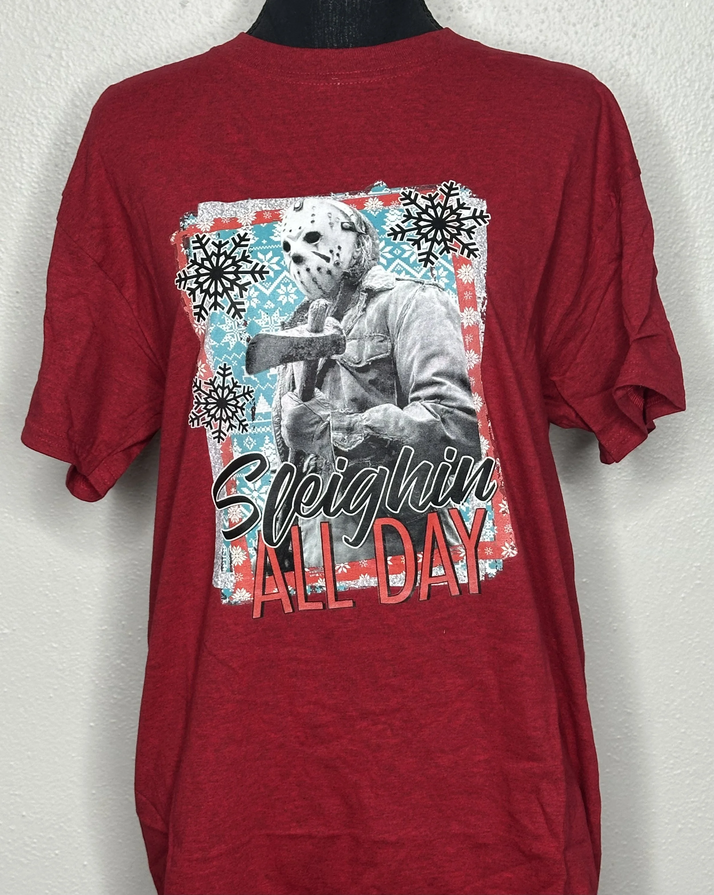 Sleighin All Day Graphic T-Shirt