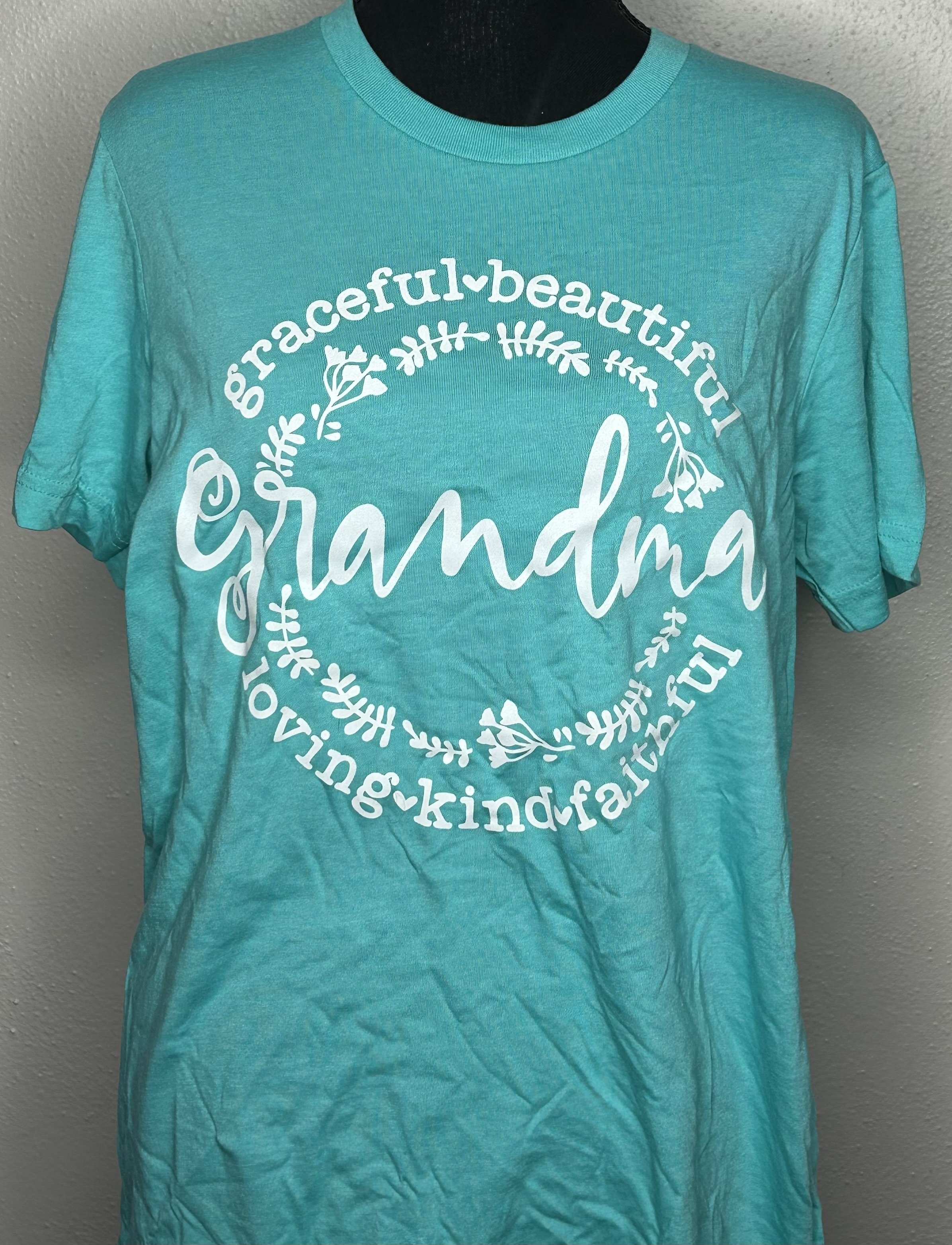 Graceful Grandma Teal T-Shirt