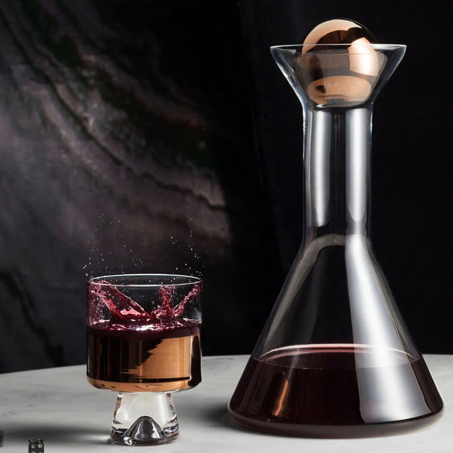 TANK COPPER Decanter