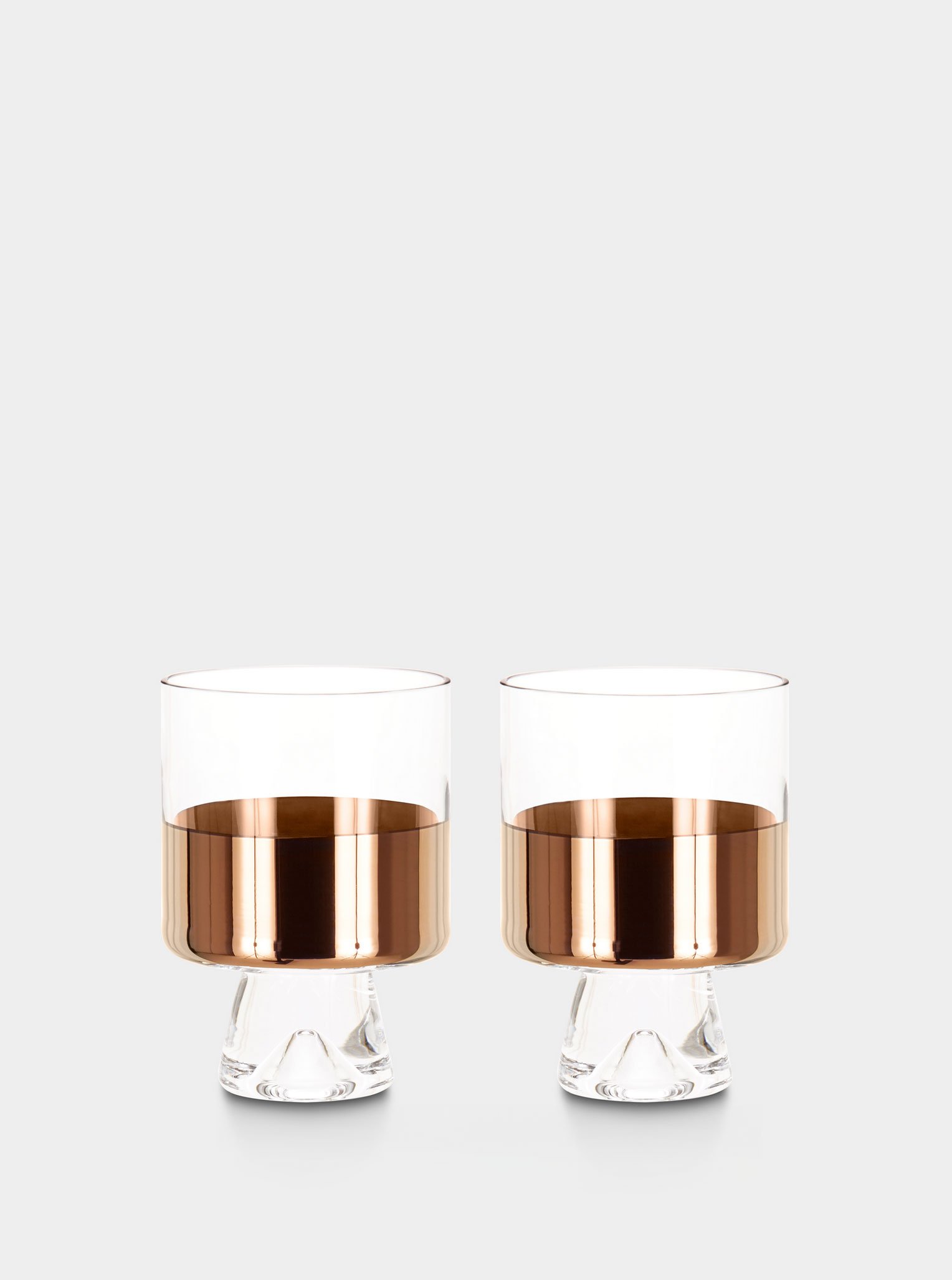 TANK COPPER Lowball Glasses