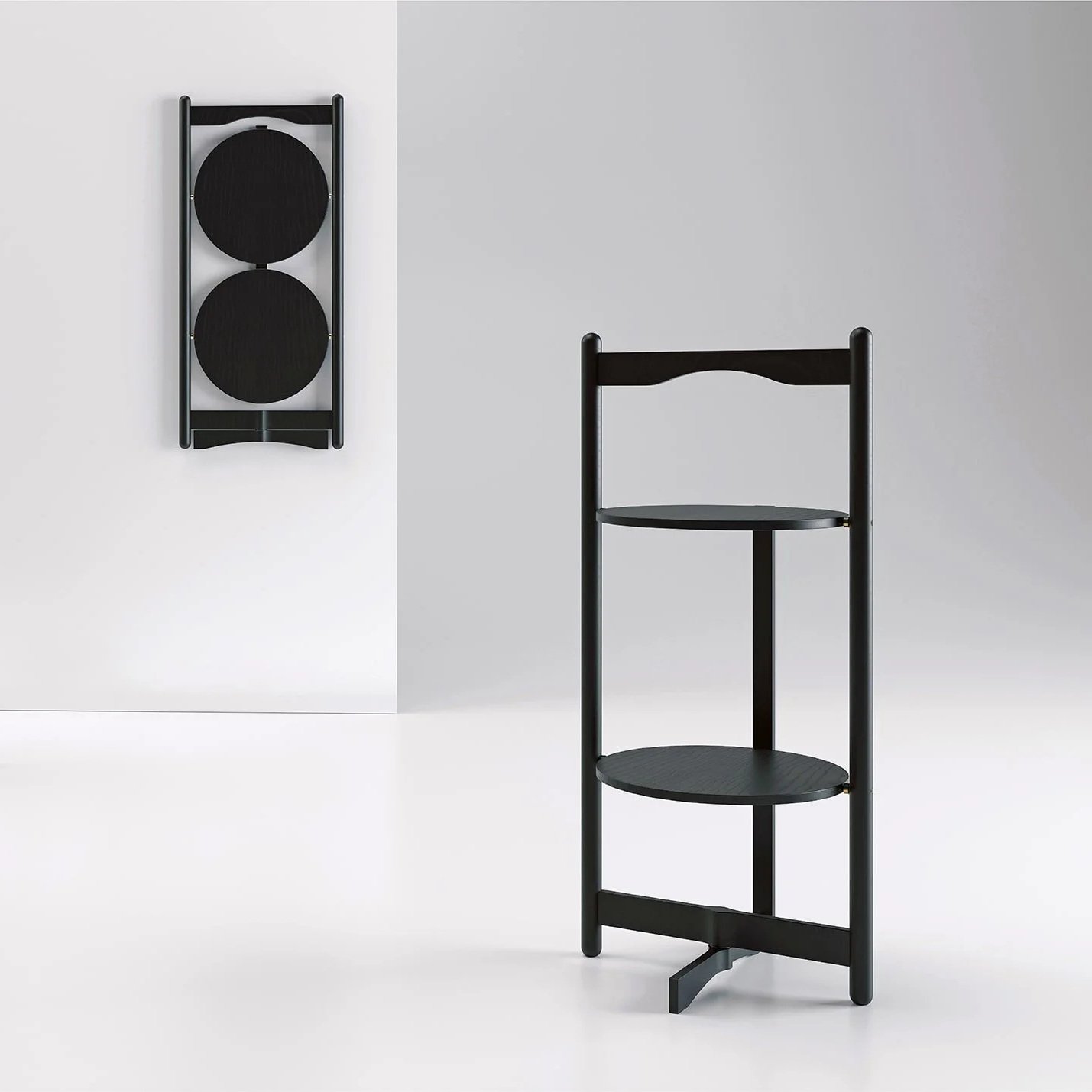 FLORIAN WOOD Folding Side Table