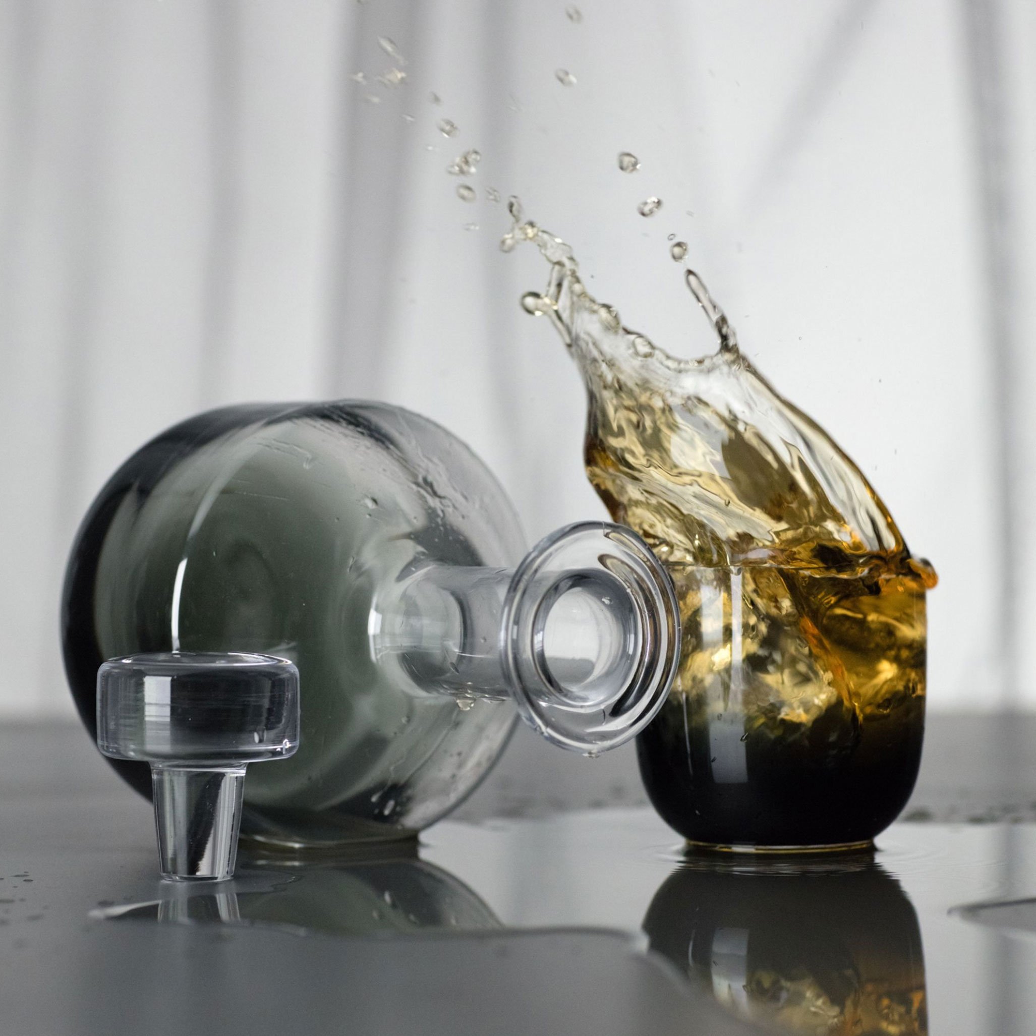 TANK BLACK Whiskey Decanter