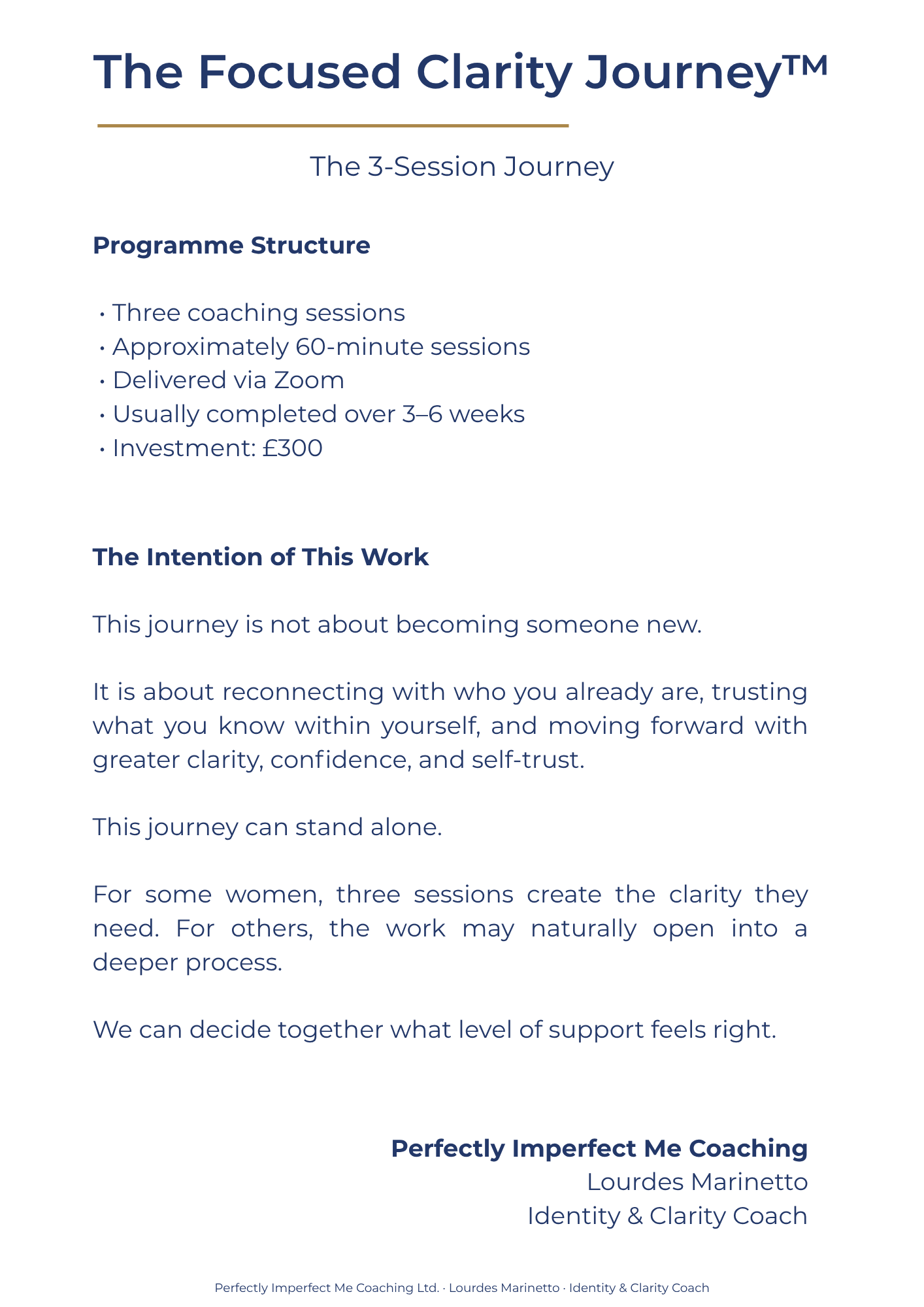 Focused Clarity Journey coaching guide 4