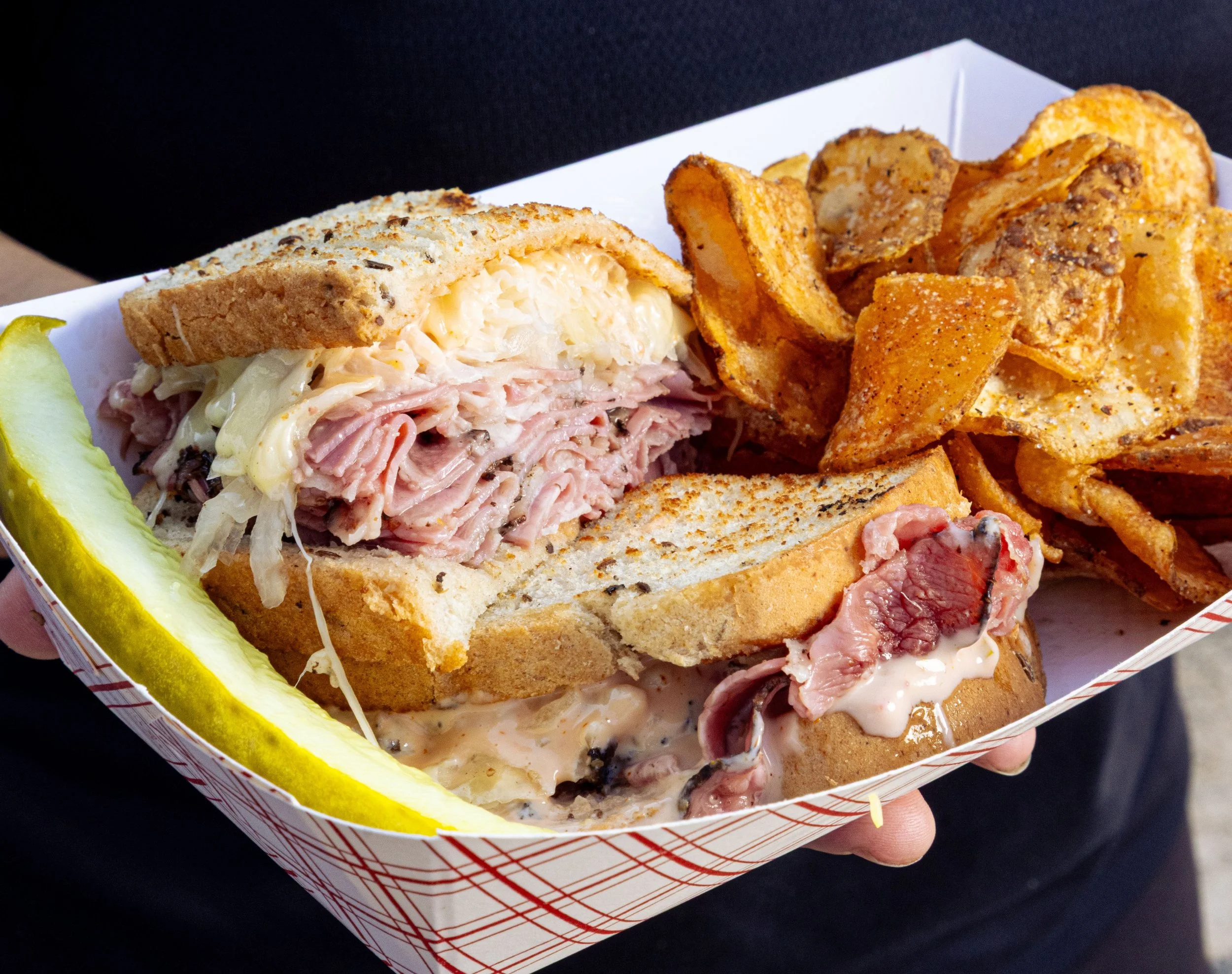 Pastrami sandwich from Attman's Deli