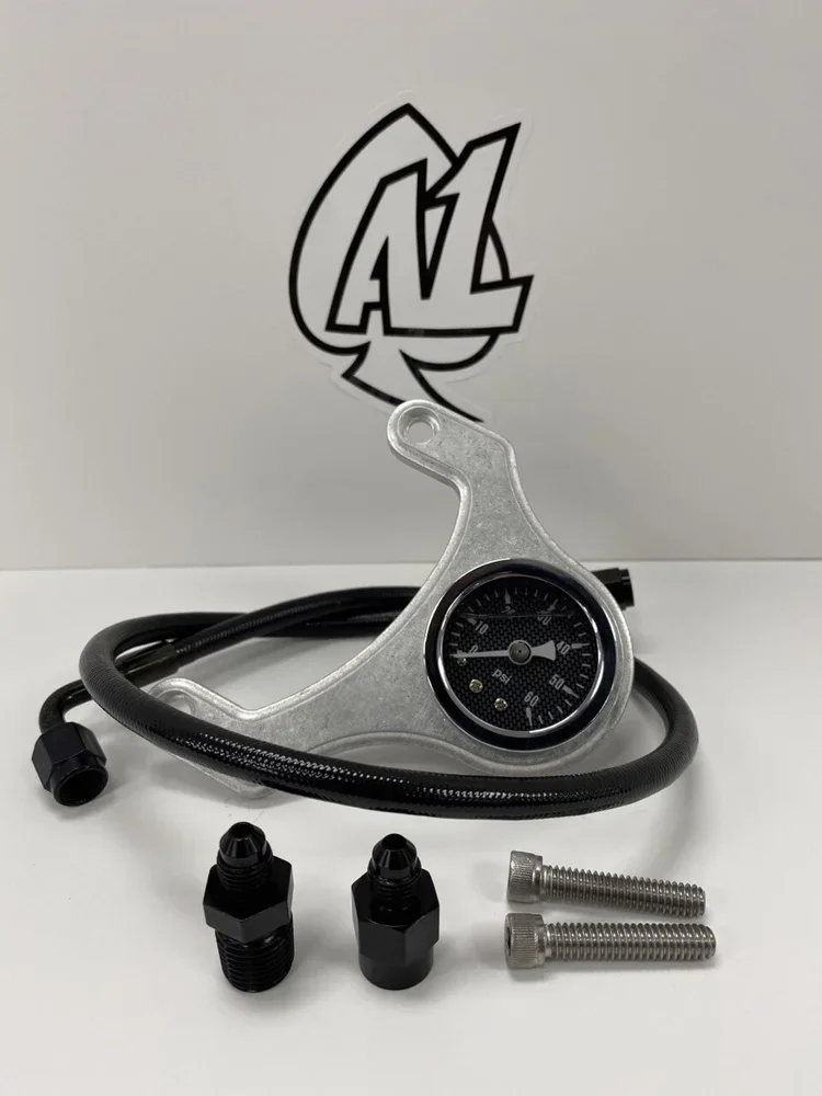 Carbon M8 Raw Mount Gauge Oil Pressure Gauge Ki.webp