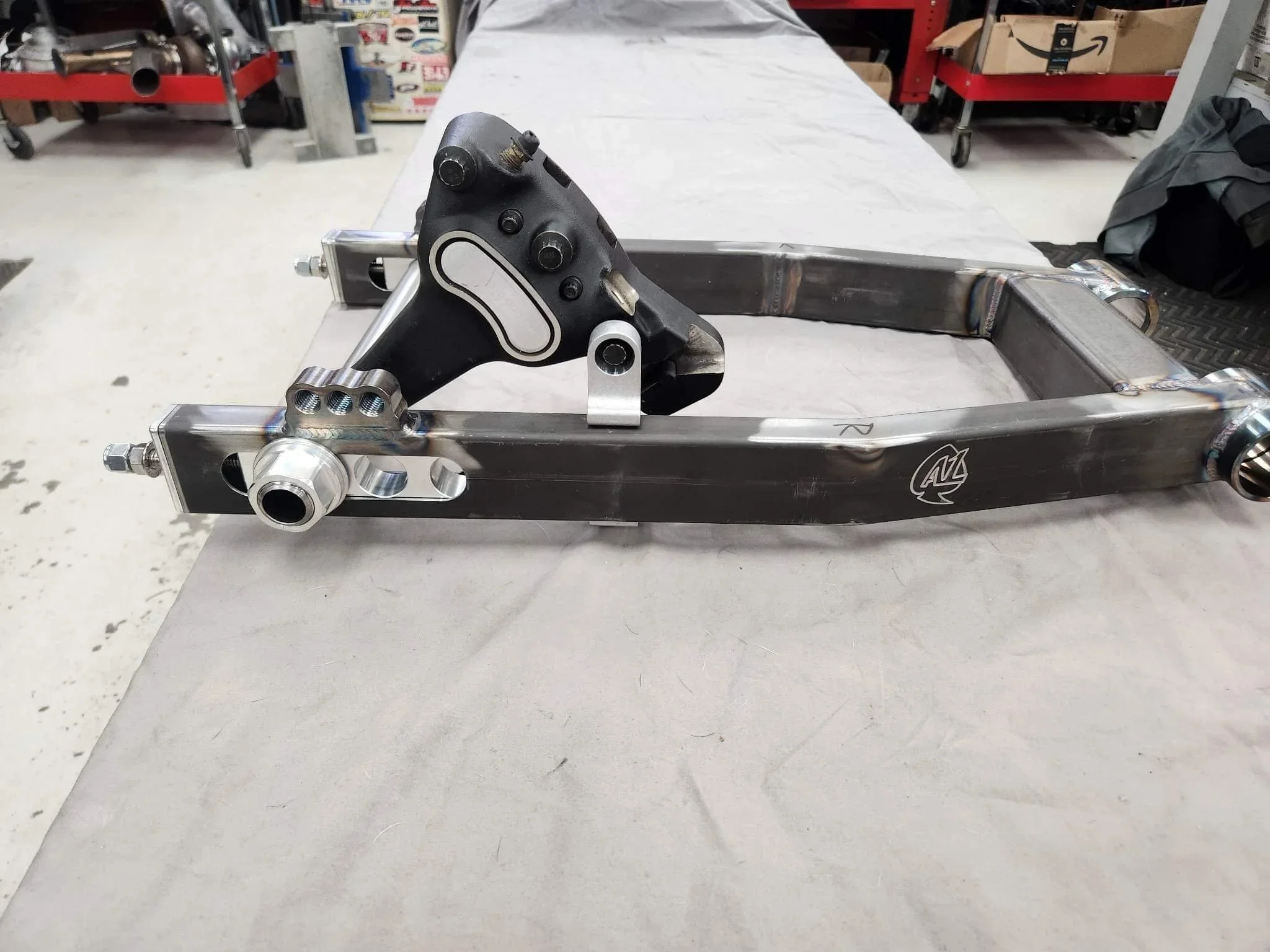 2002-2007 Chromoly "Skinny Bagger" Swing Arm.webp