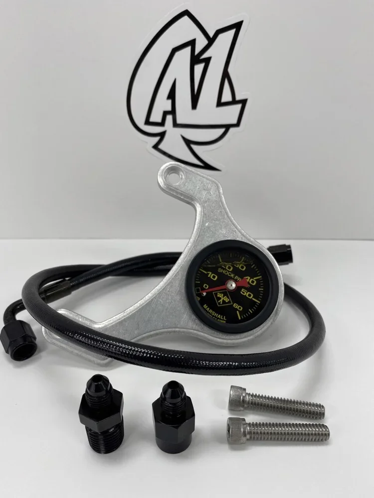 Black M8 Raw Mount Gauge Oil Pressure Gauge Ki.webp