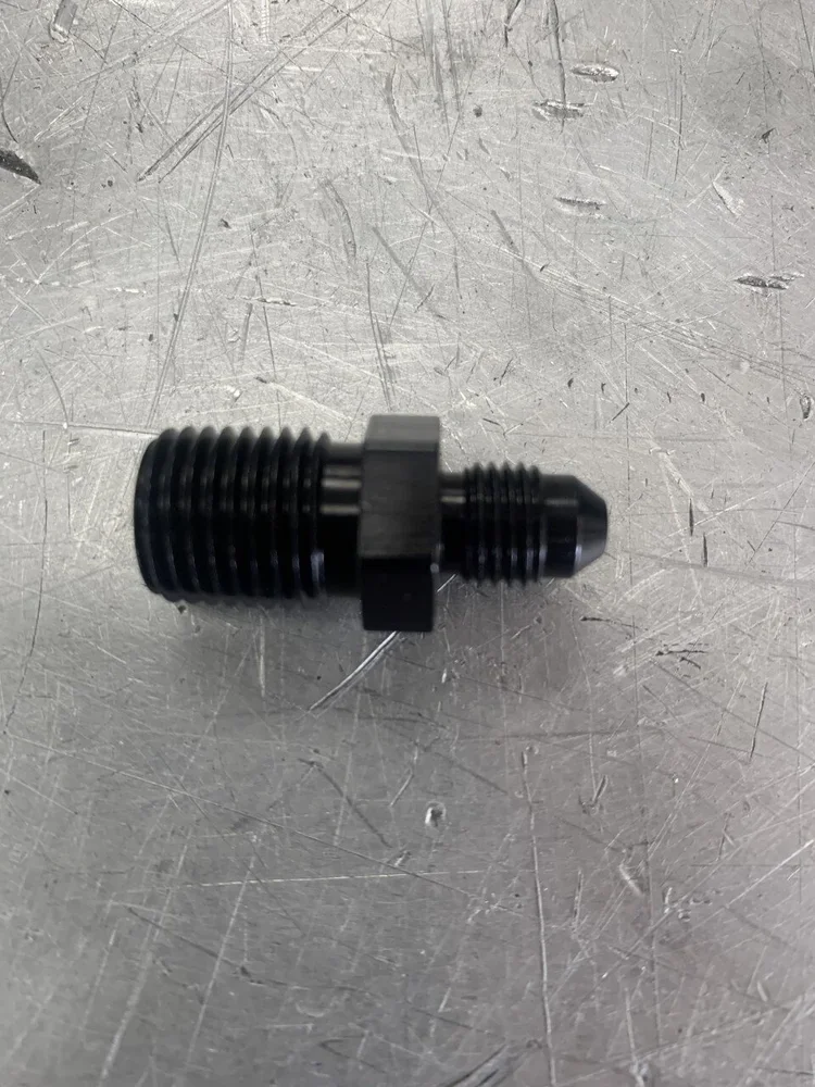 M8 to -3 Case Fitting for Oil Pressure Gauge or Turbo