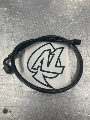 Black Line (Rubber Coasted, Mesh, Black Ends)