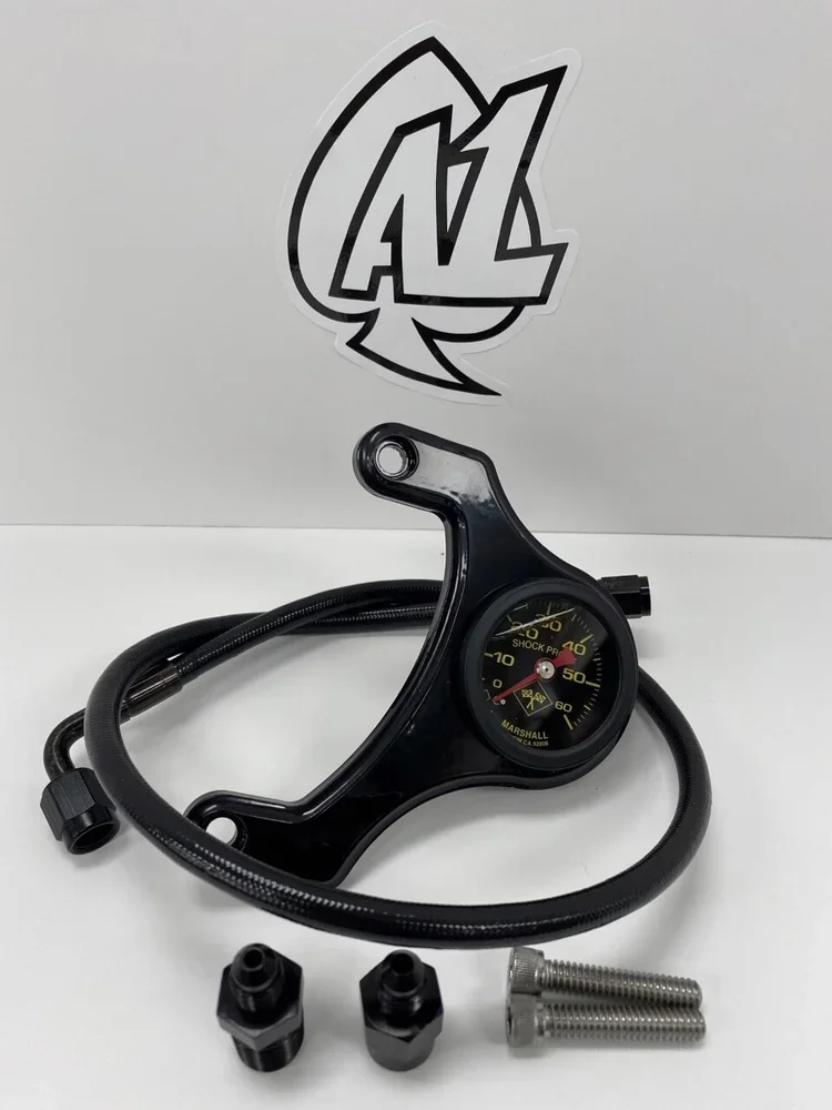 BLACK M8 Black Mount Oil Pressure Gauge.webp