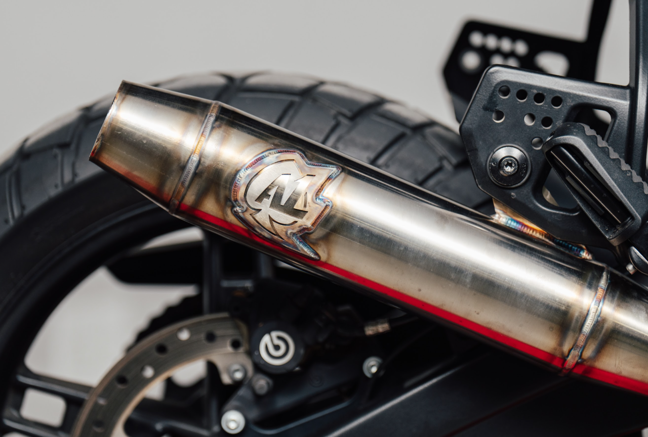 A1 Cycles Pan Am Stainless Exhaust (Slip On)