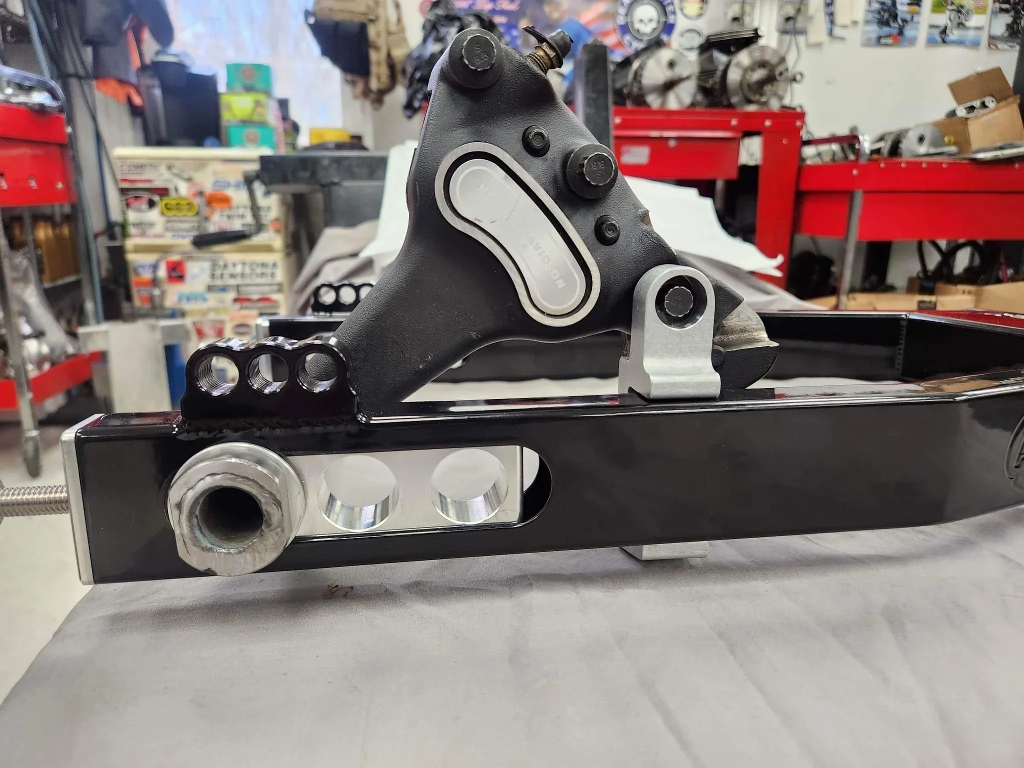 2002-2007 Chromoly "Skinny Bagger" Swing Arm 2.webp