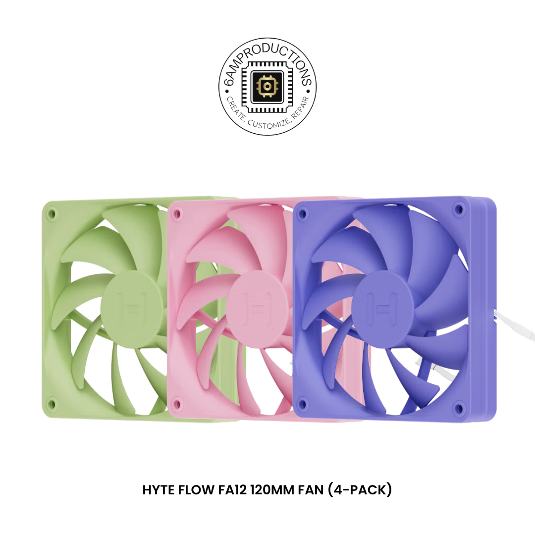 HYTE flow FA12 120mm Fan (4-Pack)