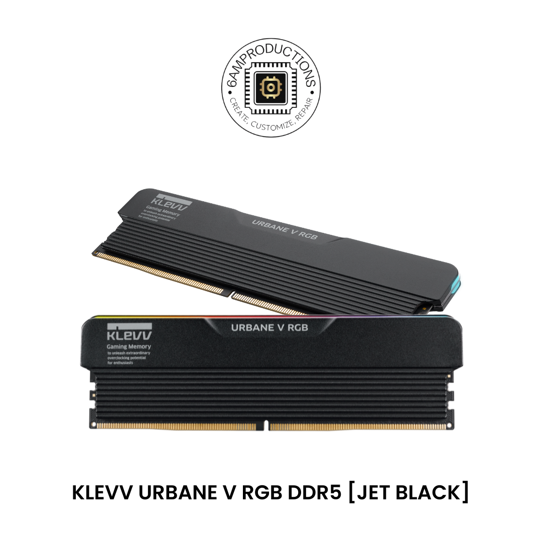 KLEVV URBANE V RGB DDR5 32GB (2×16GB) - Jet Black.png