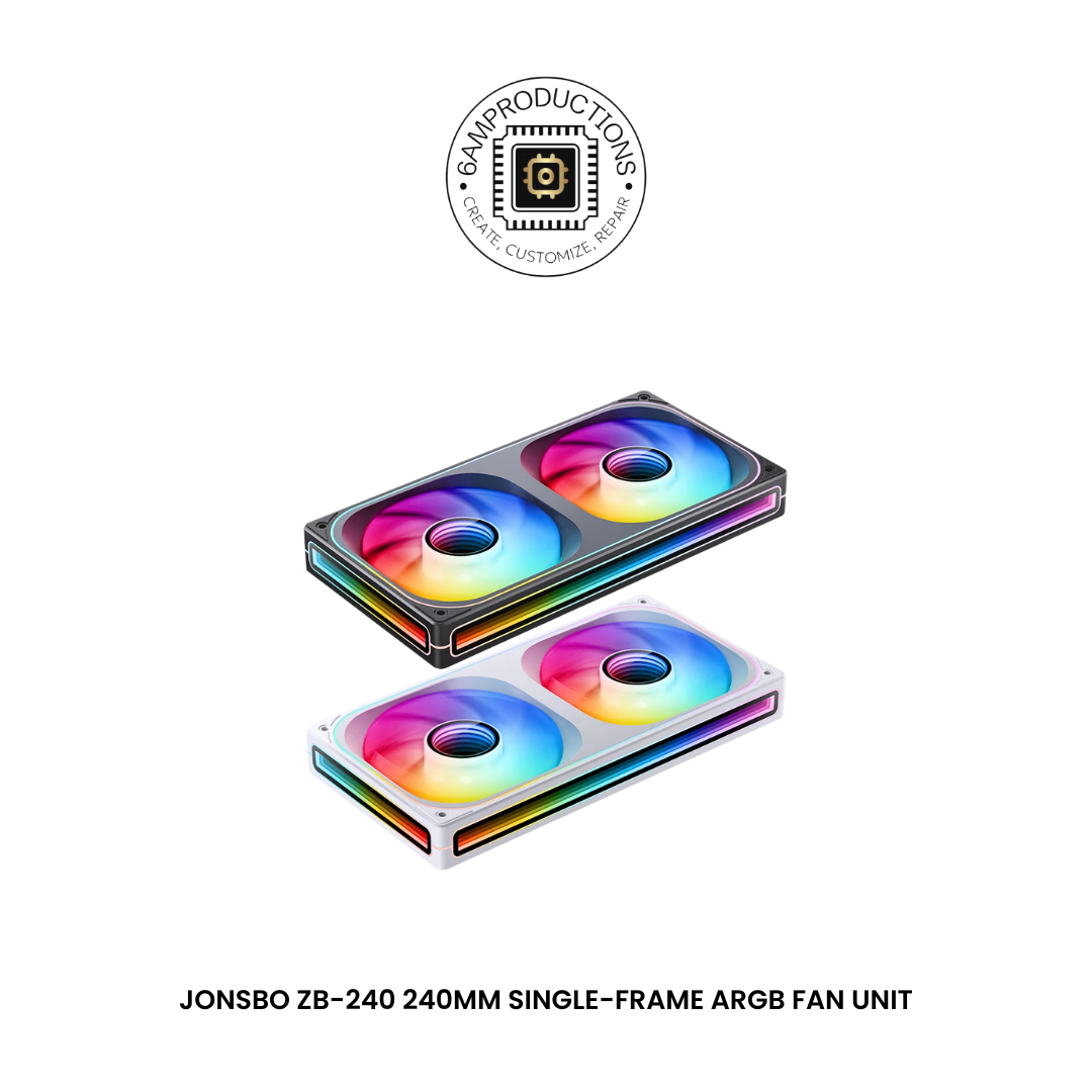 JONSBO ZB-240 240mm Single-Frame ARGB Fan Unit [Standard / Reverse]