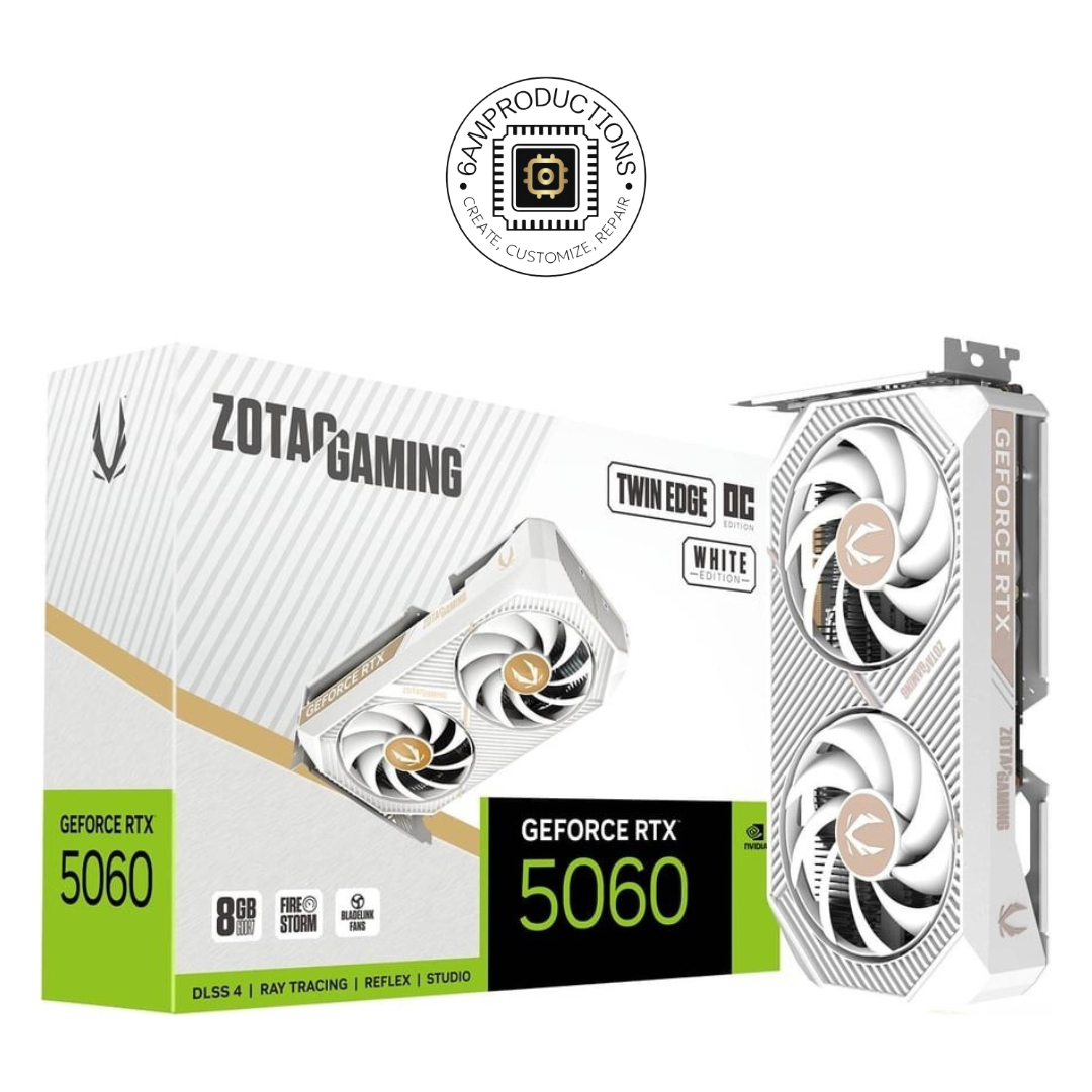 ZOTAC GAMING GeForce RTX 5060 Twin Edge OC White Edition
