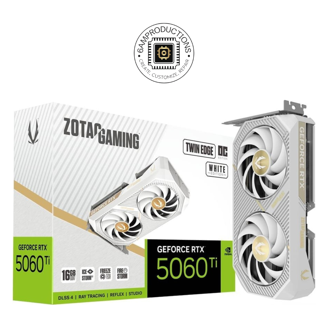 ZOTAC GAMING GeForce RTX 5060 Ti 16GB Twin Edge OC White Edition